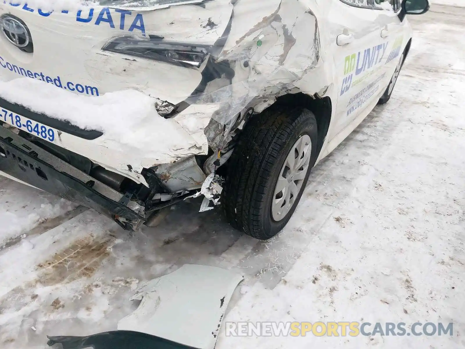 9 Photograph of a damaged car JTNK4RBE1K3015808 TOYOTA COROLLA 2019