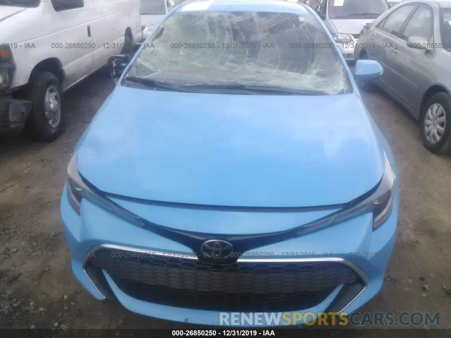 6 Photograph of a damaged car JTNK4RBE1K3015940 TOYOTA COROLLA 2019