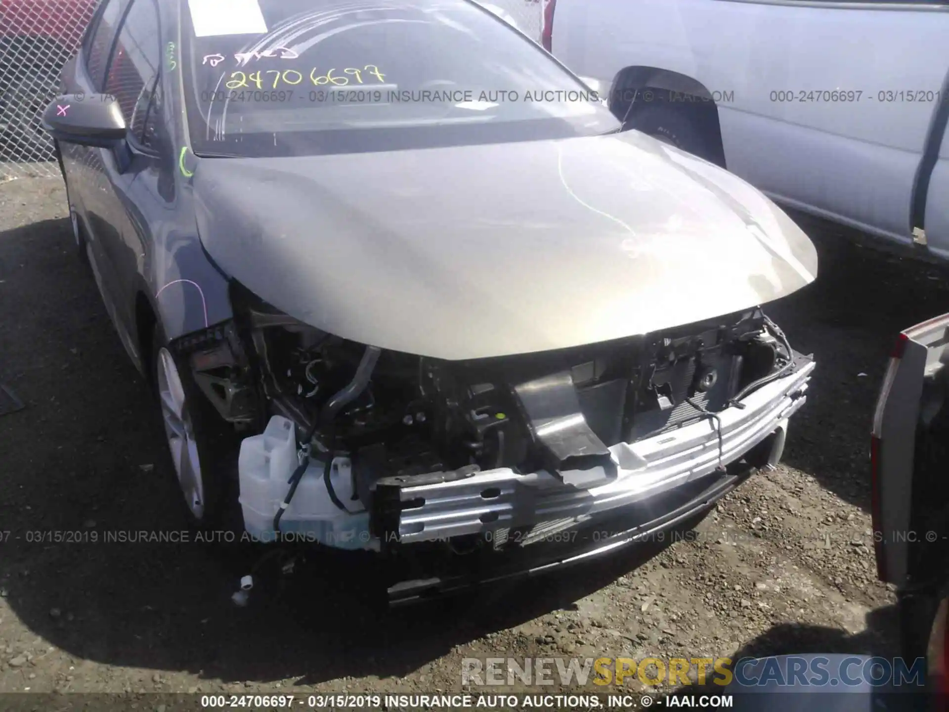 6 Photograph of a damaged car JTNK4RBE1K3016196 TOYOTA COROLLA 2019