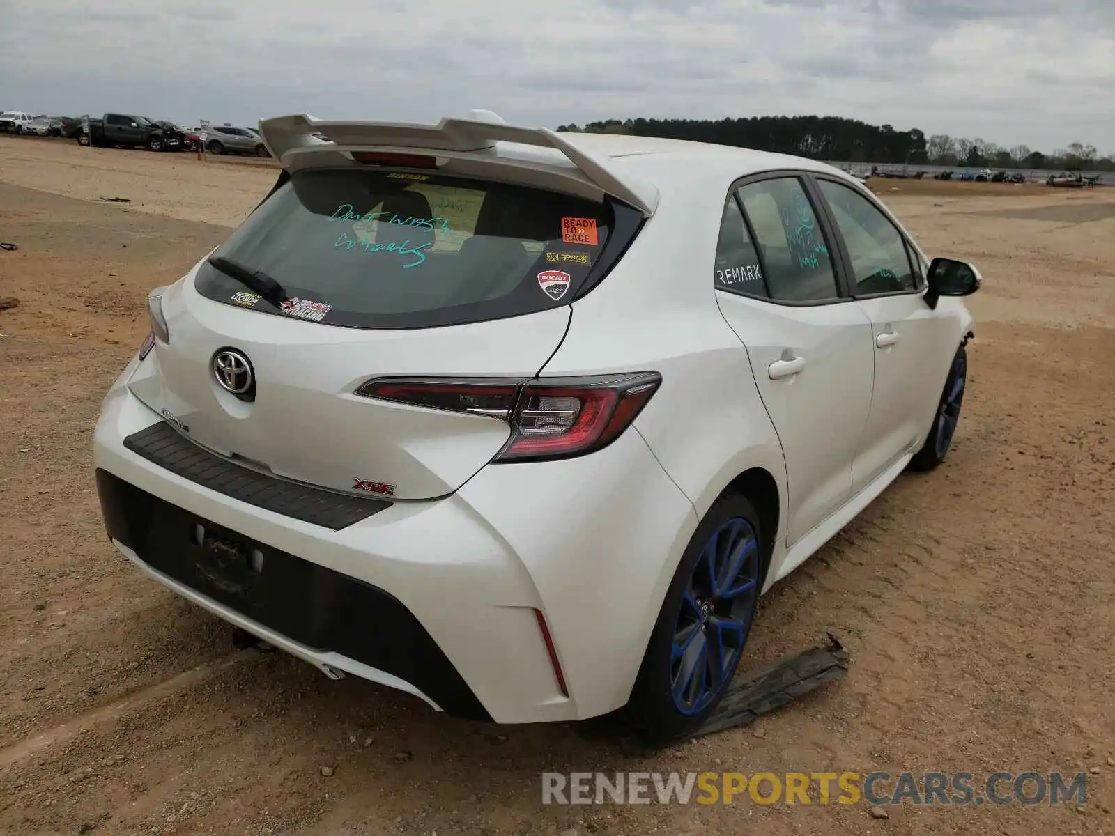 4 Photograph of a damaged car JTNK4RBE1K3017560 TOYOTA COROLLA 2019