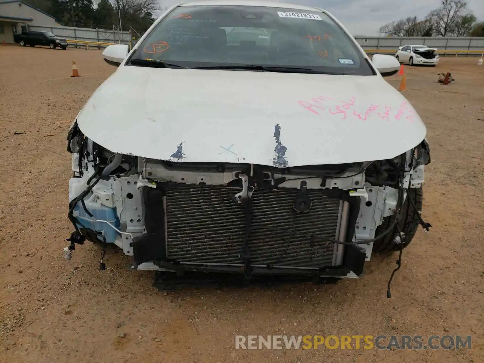 9 Photograph of a damaged car JTNK4RBE1K3017560 TOYOTA COROLLA 2019