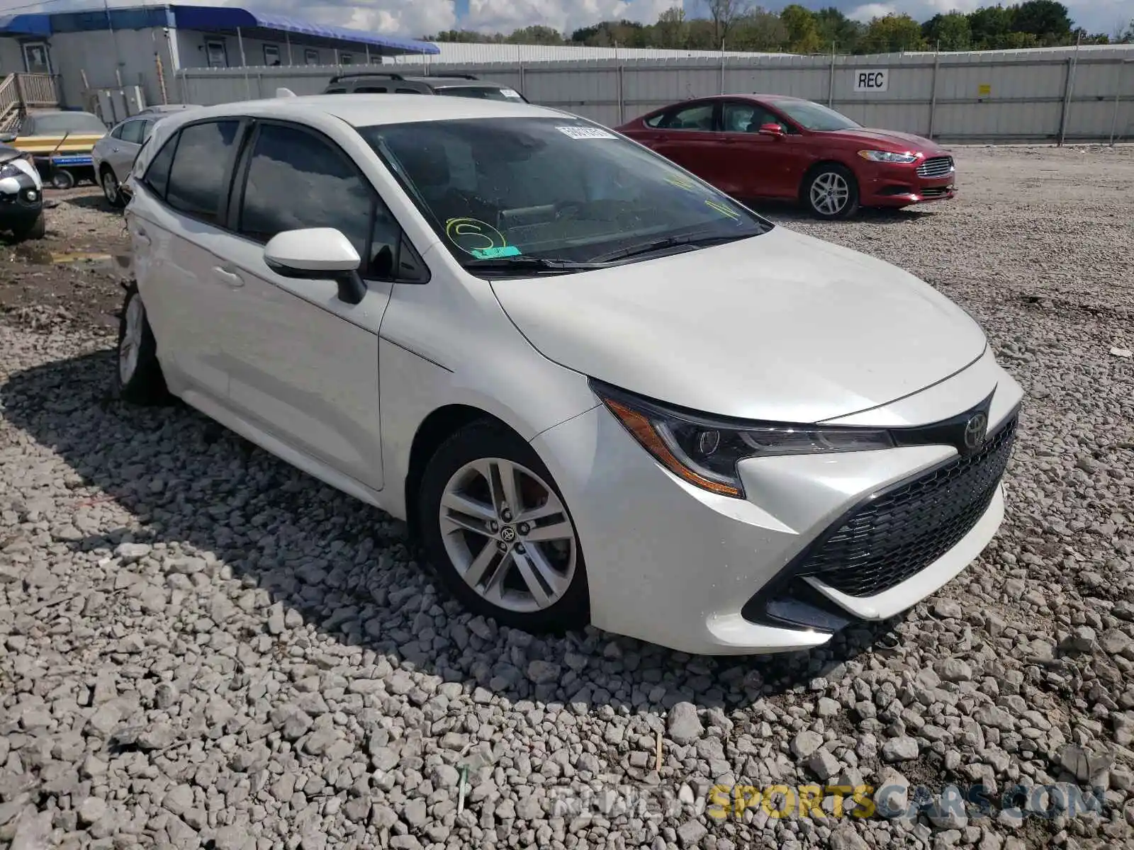 1 Photograph of a damaged car JTNK4RBE1K3020023 TOYOTA COROLLA 2019