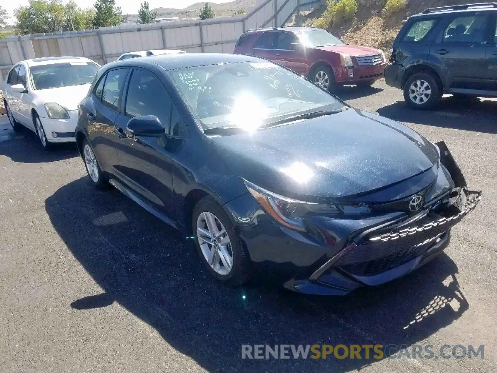 1 Photograph of a damaged car JTNK4RBE1K3020104 TOYOTA COROLLA 2019