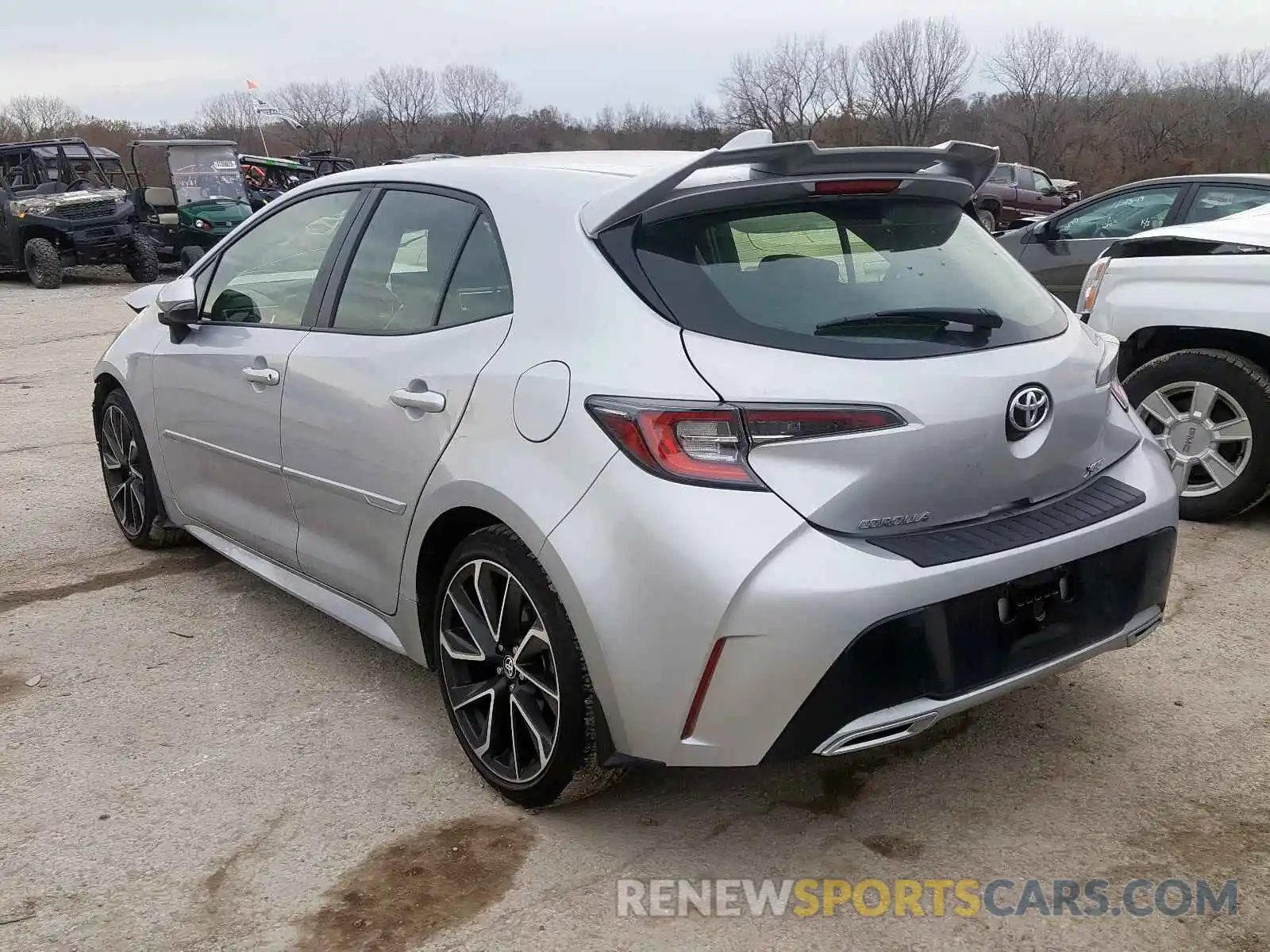 3 Photograph of a damaged car JTNK4RBE1K3021365 TOYOTA COROLLA 2019