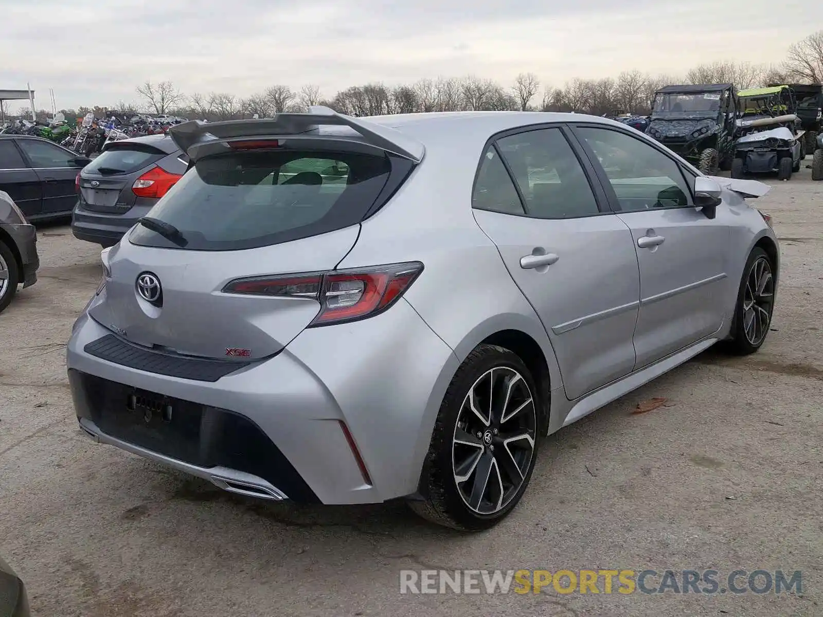 4 Photograph of a damaged car JTNK4RBE1K3021365 TOYOTA COROLLA 2019