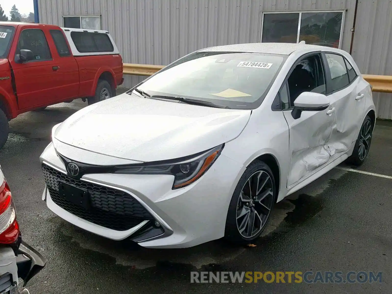 2 Photograph of a damaged car JTNK4RBE1K3022127 TOYOTA COROLLA 2019