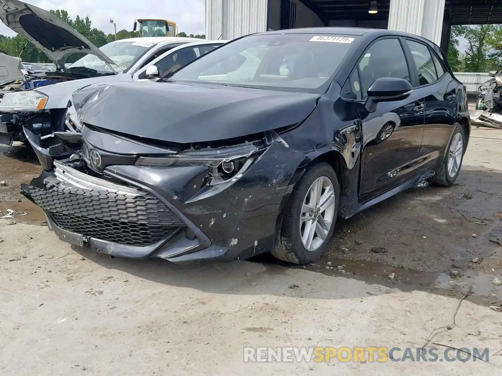 2 Photograph of a damaged car JTNK4RBE1K3025061 TOYOTA COROLLA 2019