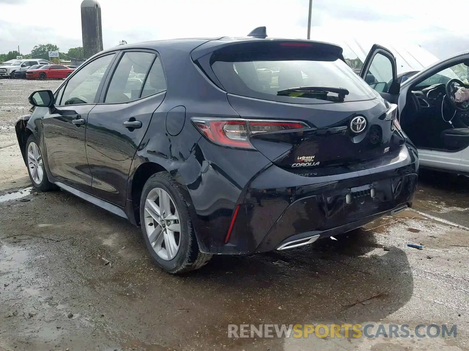 3 Photograph of a damaged car JTNK4RBE1K3025061 TOYOTA COROLLA 2019