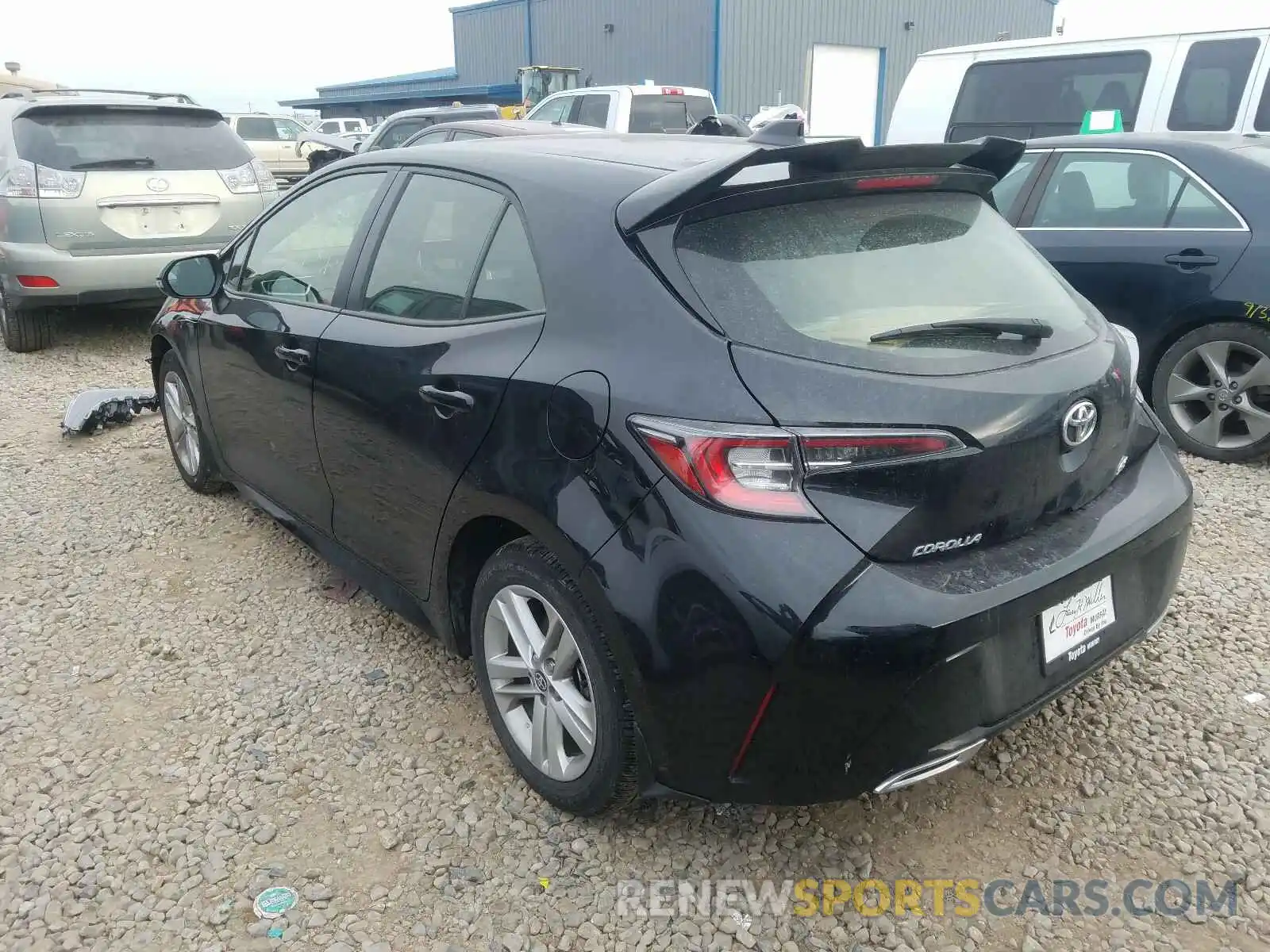 3 Photograph of a damaged car JTNK4RBE1K3026646 TOYOTA COROLLA 2019