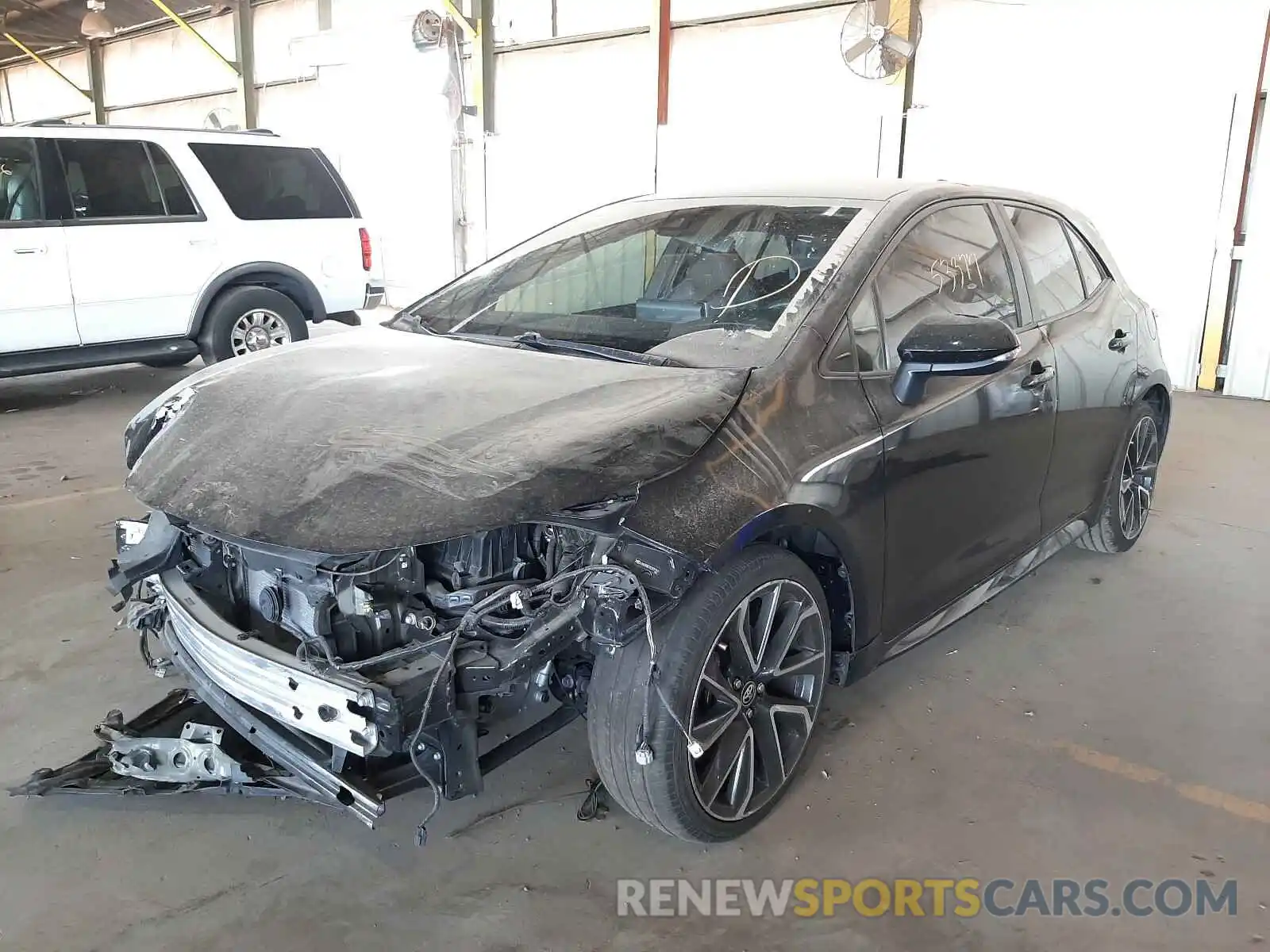 2 Photograph of a damaged car JTNK4RBE1K3027201 TOYOTA COROLLA 2019