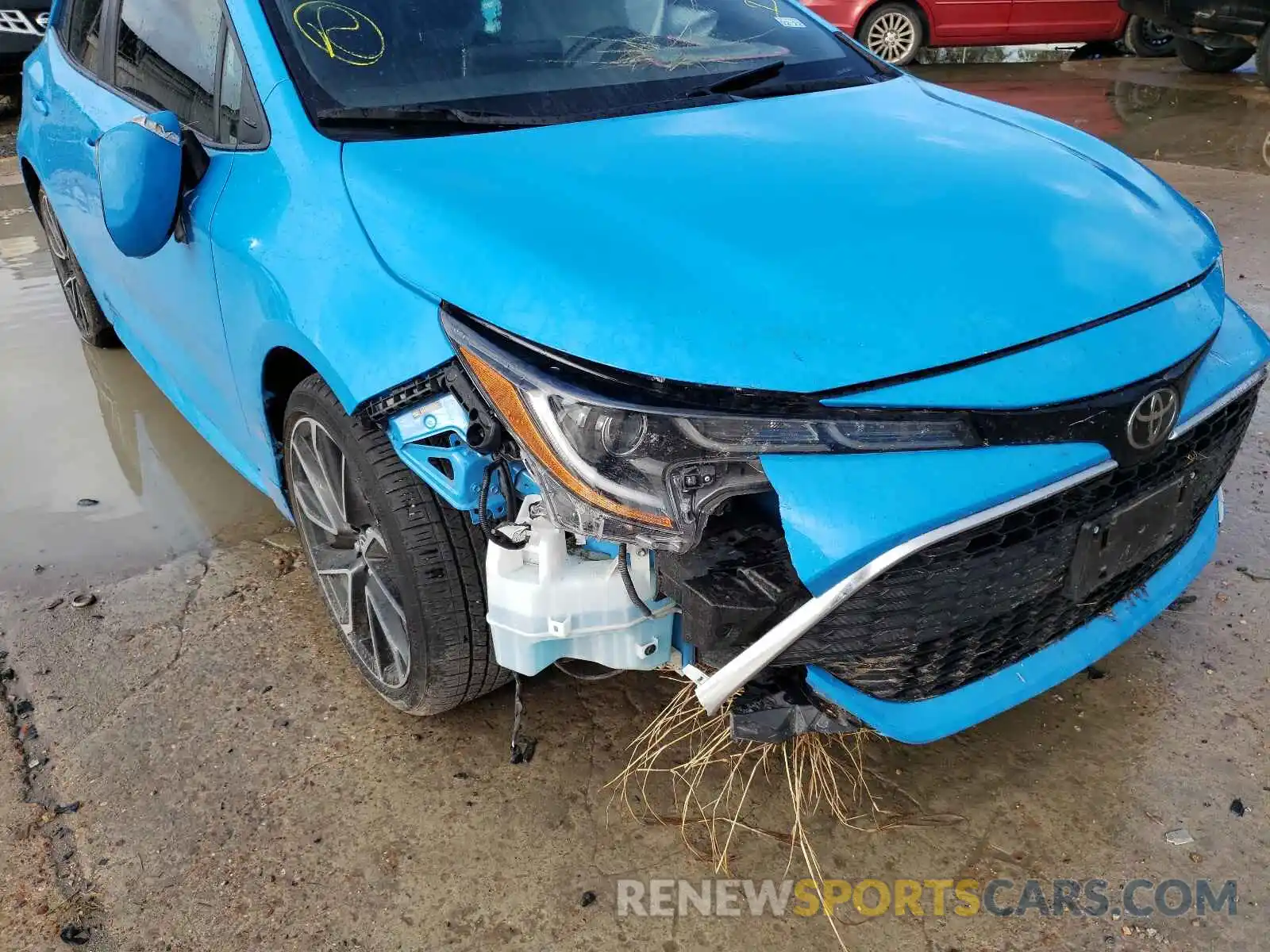 9 Photograph of a damaged car JTNK4RBE1K3031636 TOYOTA COROLLA 2019