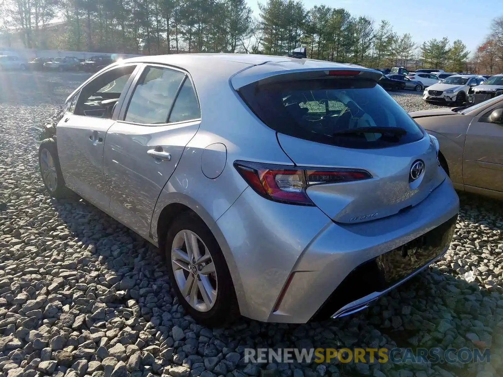 3 Photograph of a damaged car JTNK4RBE1K3033449 TOYOTA COROLLA 2019