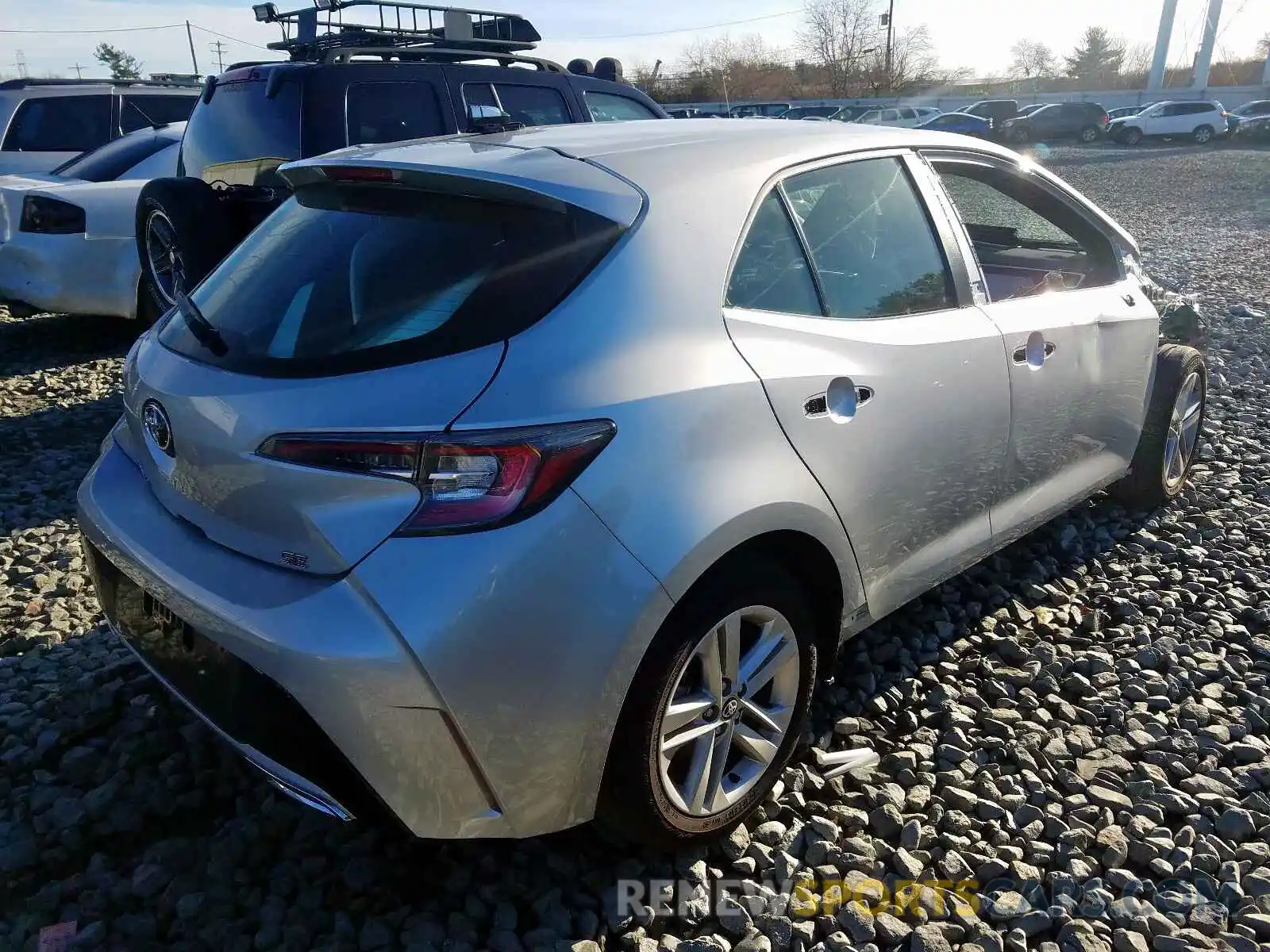 4 Photograph of a damaged car JTNK4RBE1K3033449 TOYOTA COROLLA 2019