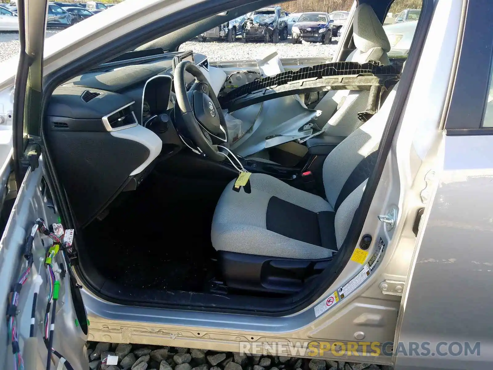 5 Photograph of a damaged car JTNK4RBE1K3033449 TOYOTA COROLLA 2019