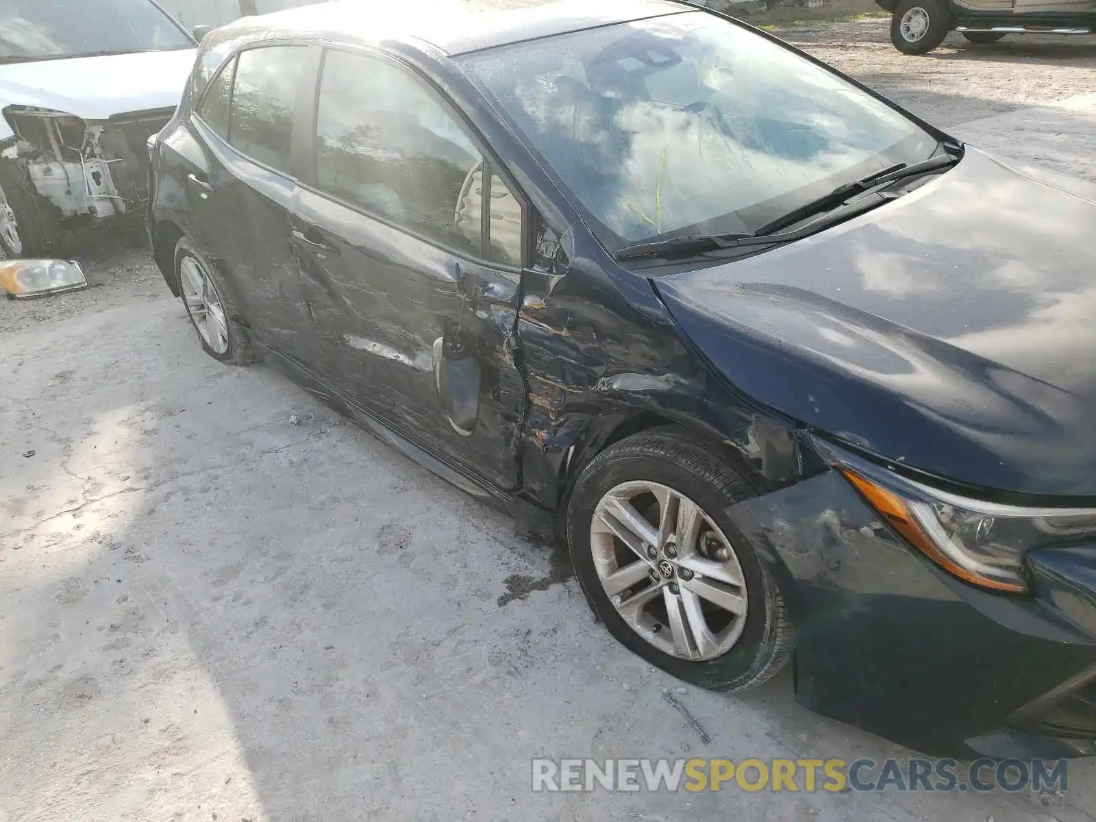 9 Photograph of a damaged car JTNK4RBE1K3037386 TOYOTA COROLLA 2019