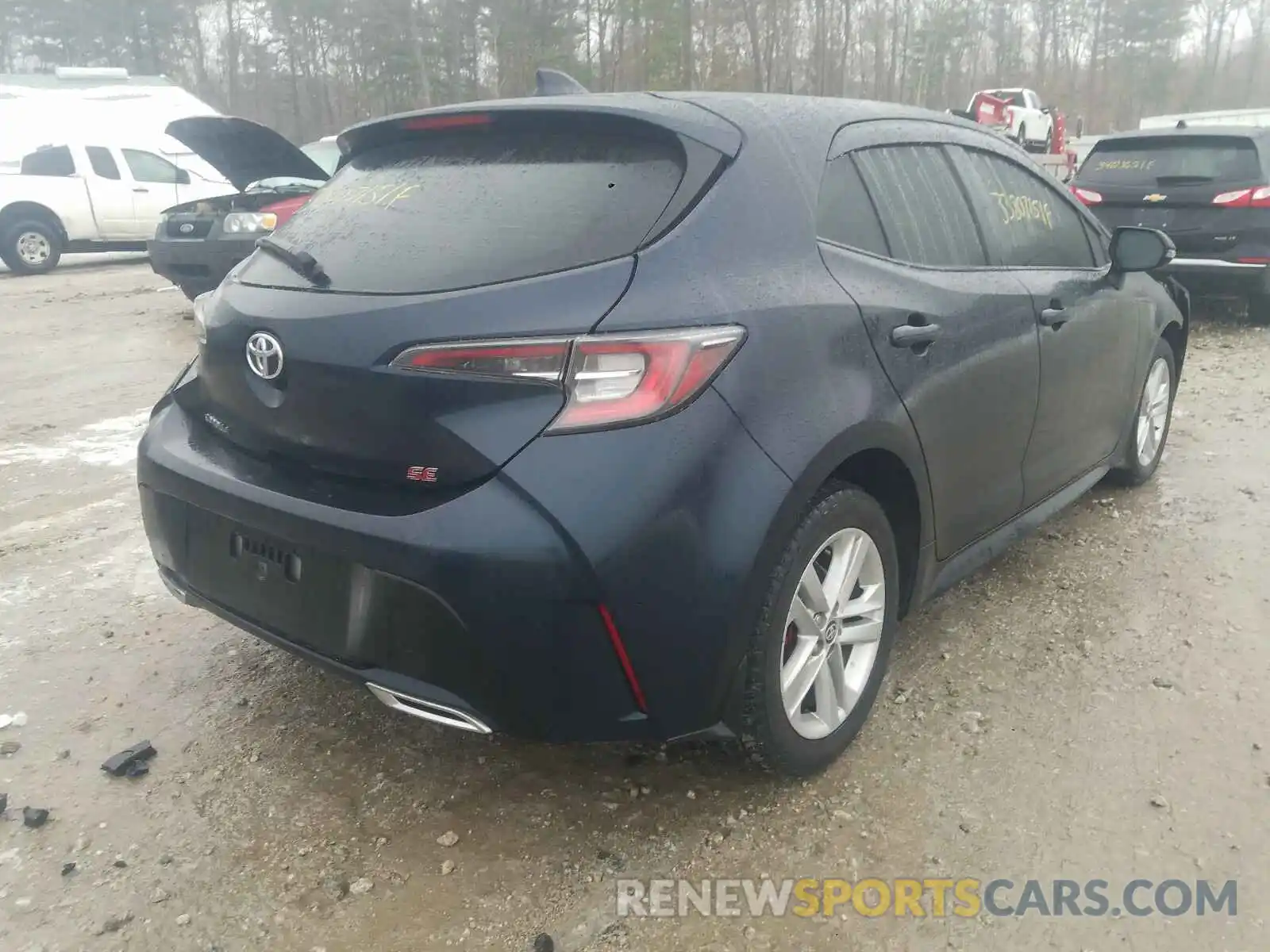 4 Photograph of a damaged car JTNK4RBE1K3037663 TOYOTA COROLLA 2019