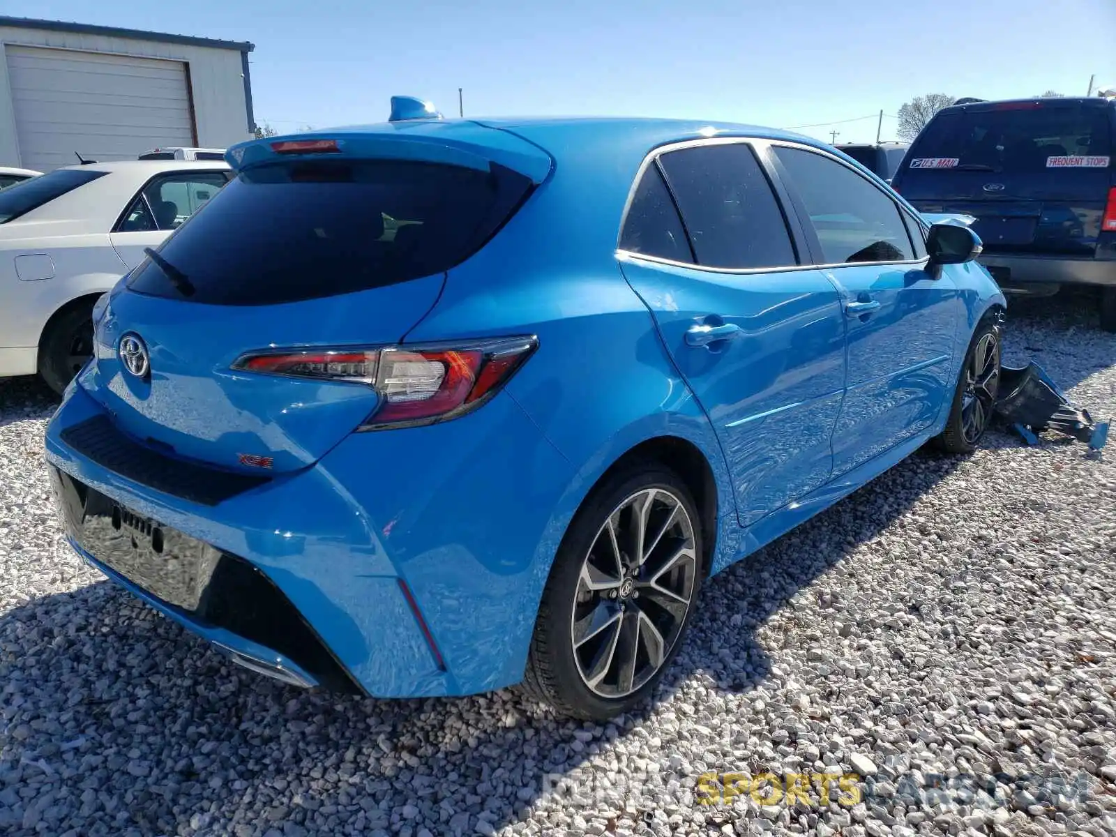 4 Photograph of a damaged car JTNK4RBE1K3038232 TOYOTA COROLLA 2019