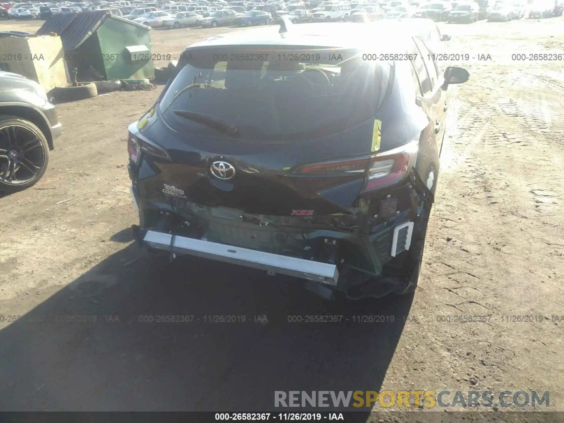 6 Photograph of a damaged car JTNK4RBE1K3038246 TOYOTA COROLLA 2019