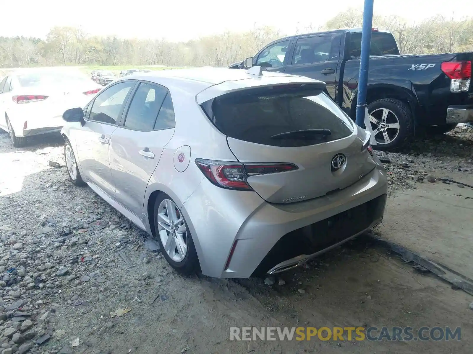 3 Photograph of a damaged car JTNK4RBE1K3038375 TOYOTA COROLLA 2019