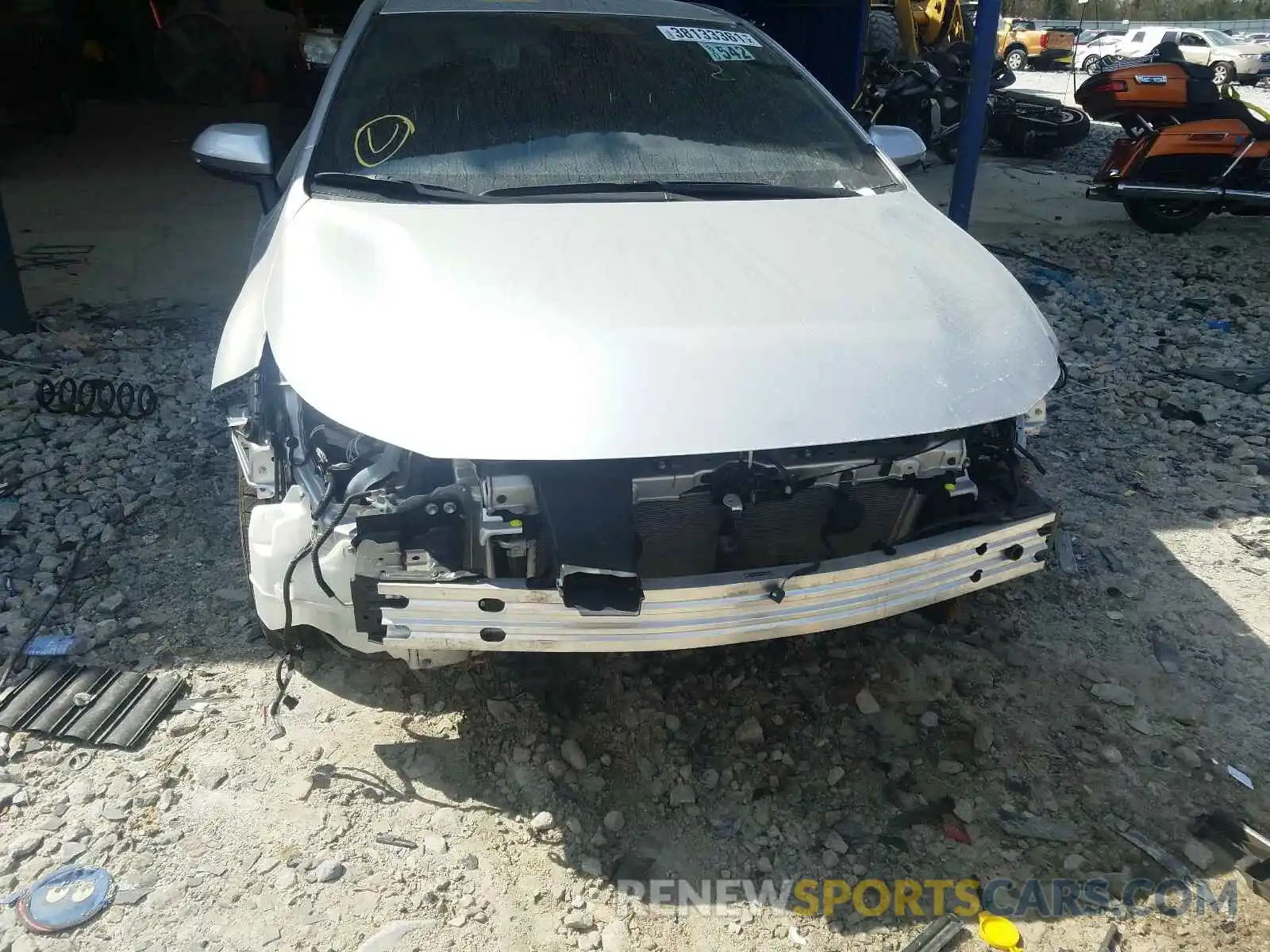 9 Photograph of a damaged car JTNK4RBE1K3038375 TOYOTA COROLLA 2019