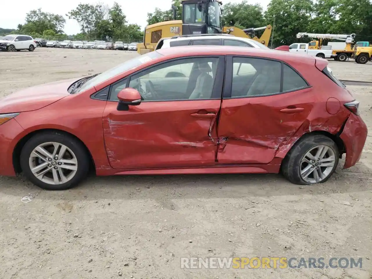 9 Photograph of a damaged car JTNK4RBE1K3038635 TOYOTA COROLLA 2019