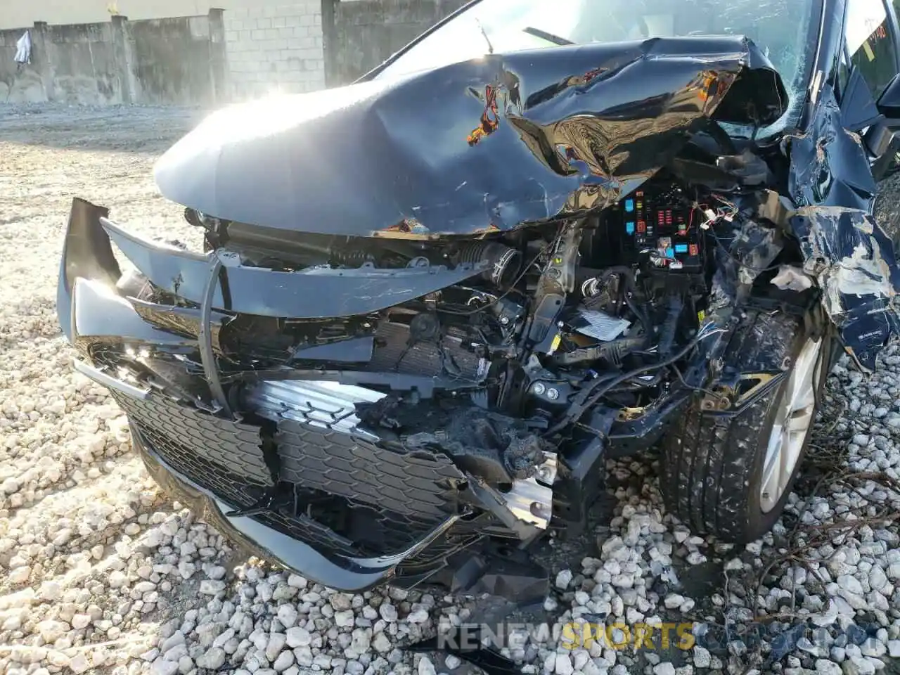 9 Photograph of a damaged car JTNK4RBE1K3040191 TOYOTA COROLLA 2019