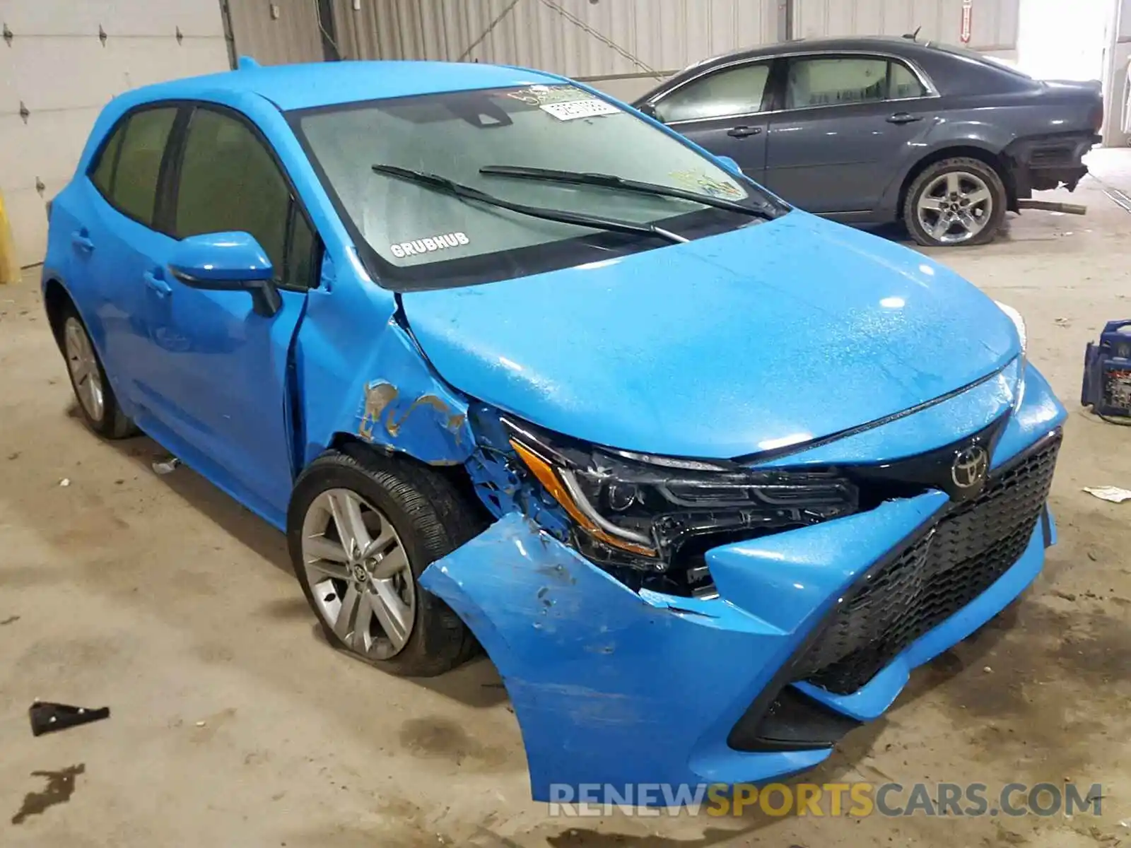 1 Photograph of a damaged car JTNK4RBE1K3041146 TOYOTA COROLLA 2019