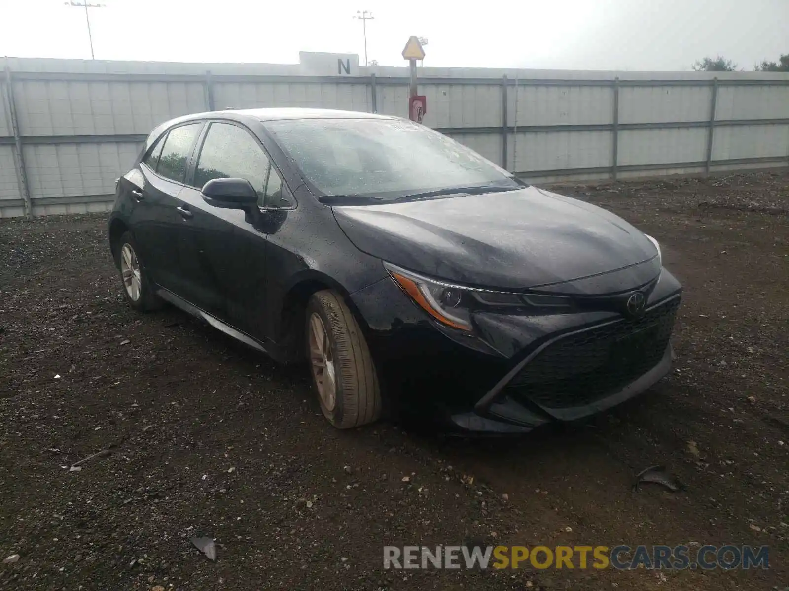 1 Photograph of a damaged car JTNK4RBE1K3042796 TOYOTA COROLLA 2019