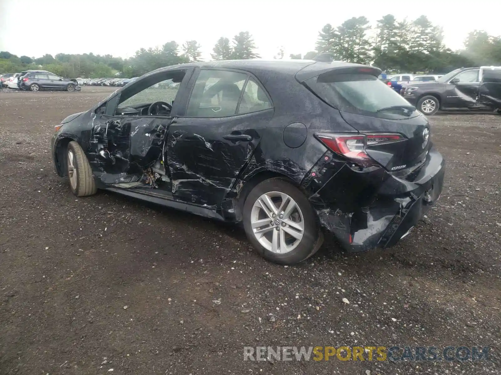 3 Photograph of a damaged car JTNK4RBE1K3042796 TOYOTA COROLLA 2019