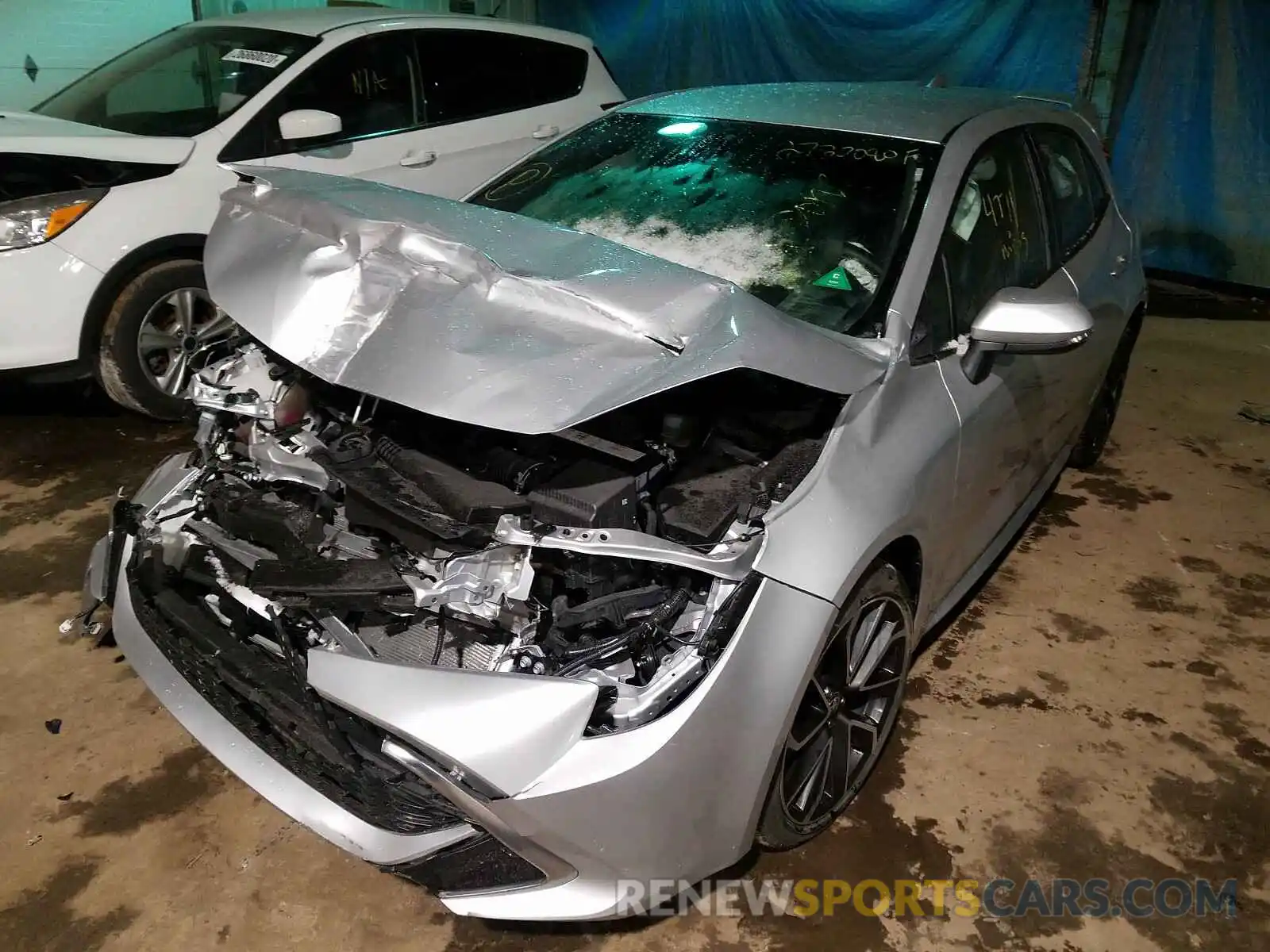 2 Photograph of a damaged car JTNK4RBE1K3043009 TOYOTA COROLLA 2019