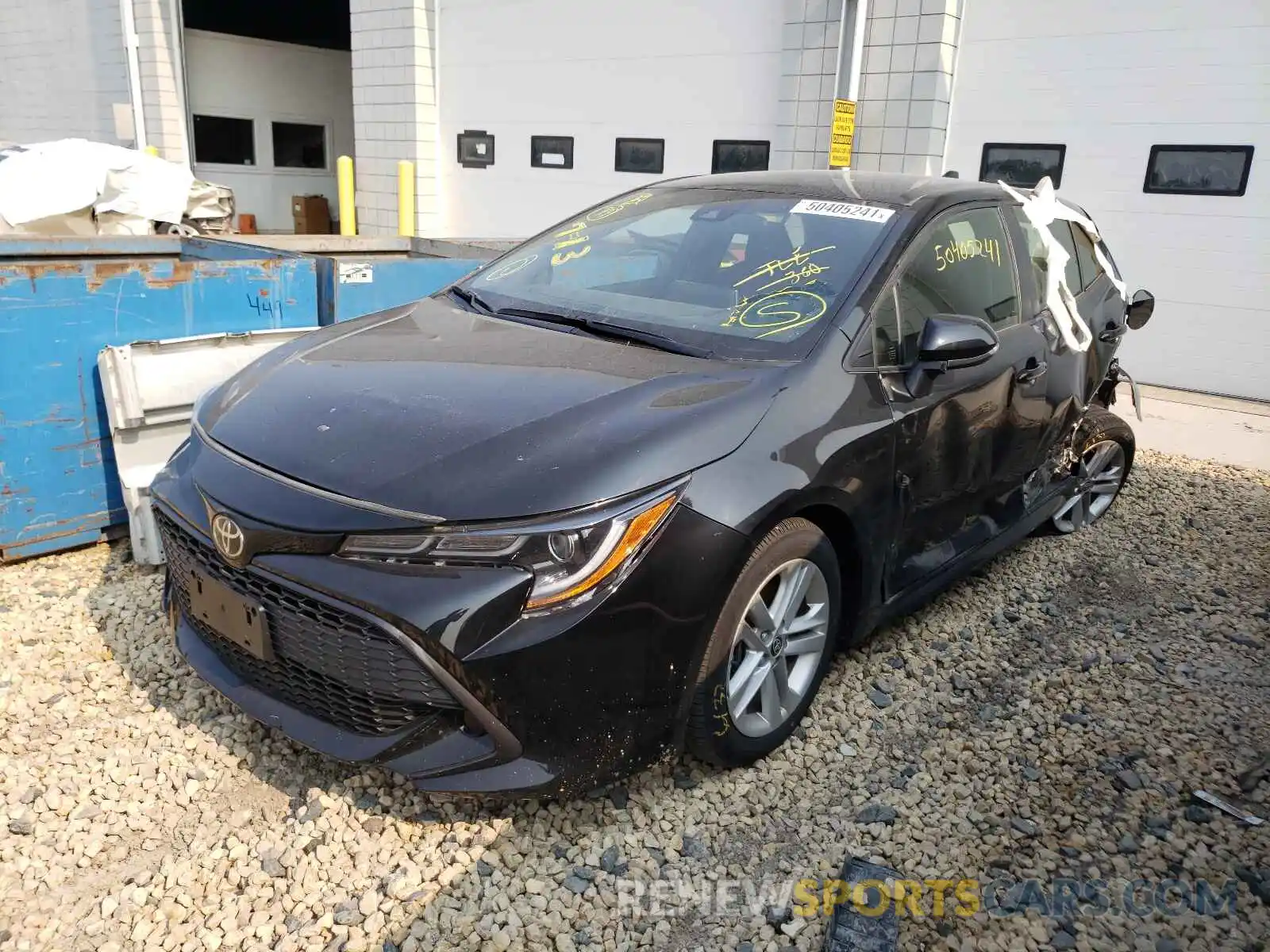 2 Photograph of a damaged car JTNK4RBE1K3043852 TOYOTA COROLLA 2019