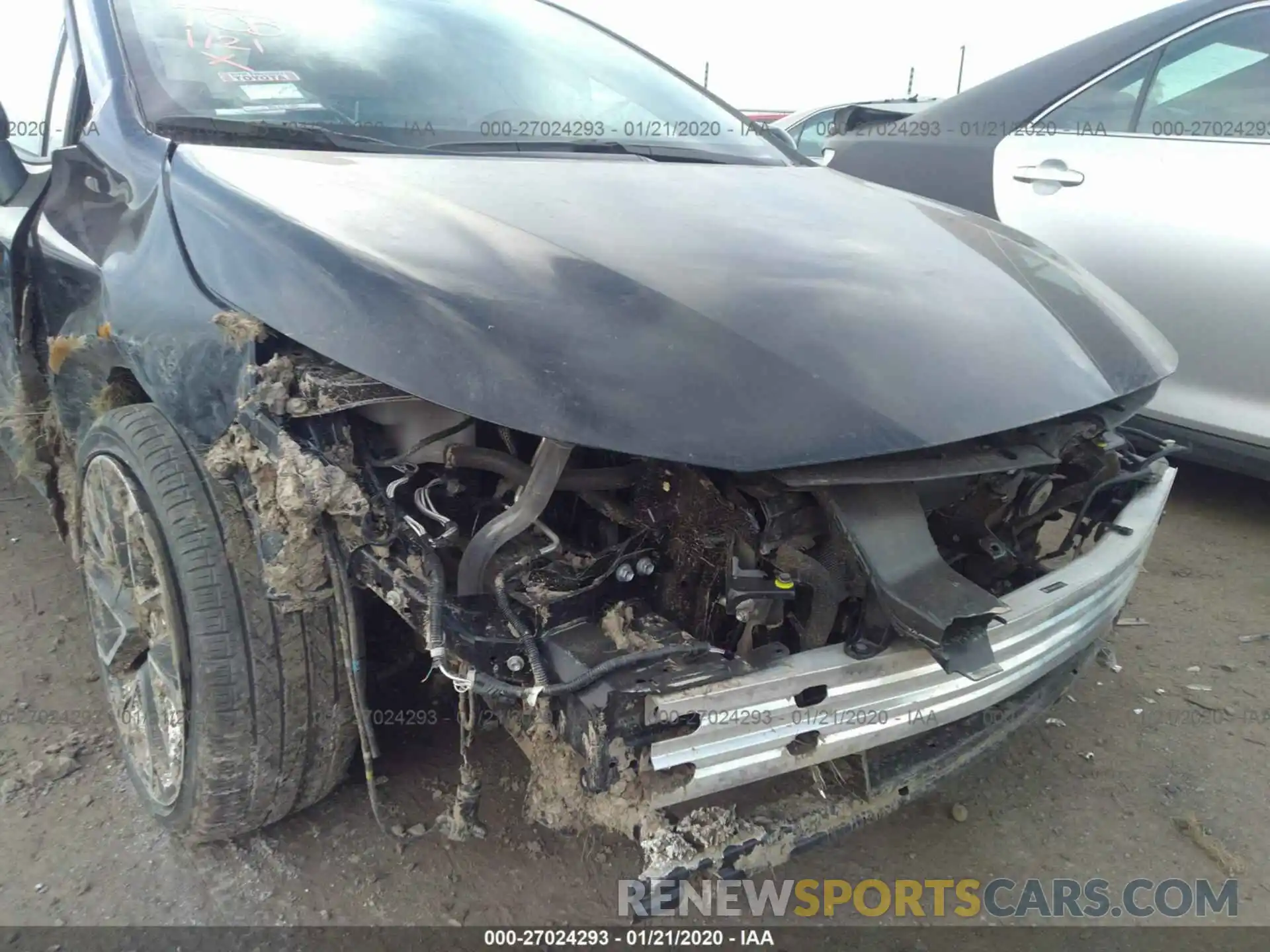 6 Photograph of a damaged car JTNK4RBE1K3043916 TOYOTA COROLLA 2019