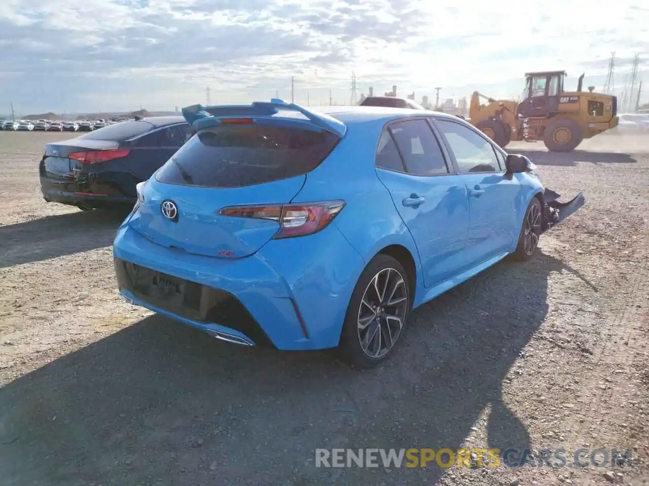 4 Photograph of a damaged car JTNK4RBE1K3045679 TOYOTA COROLLA 2019