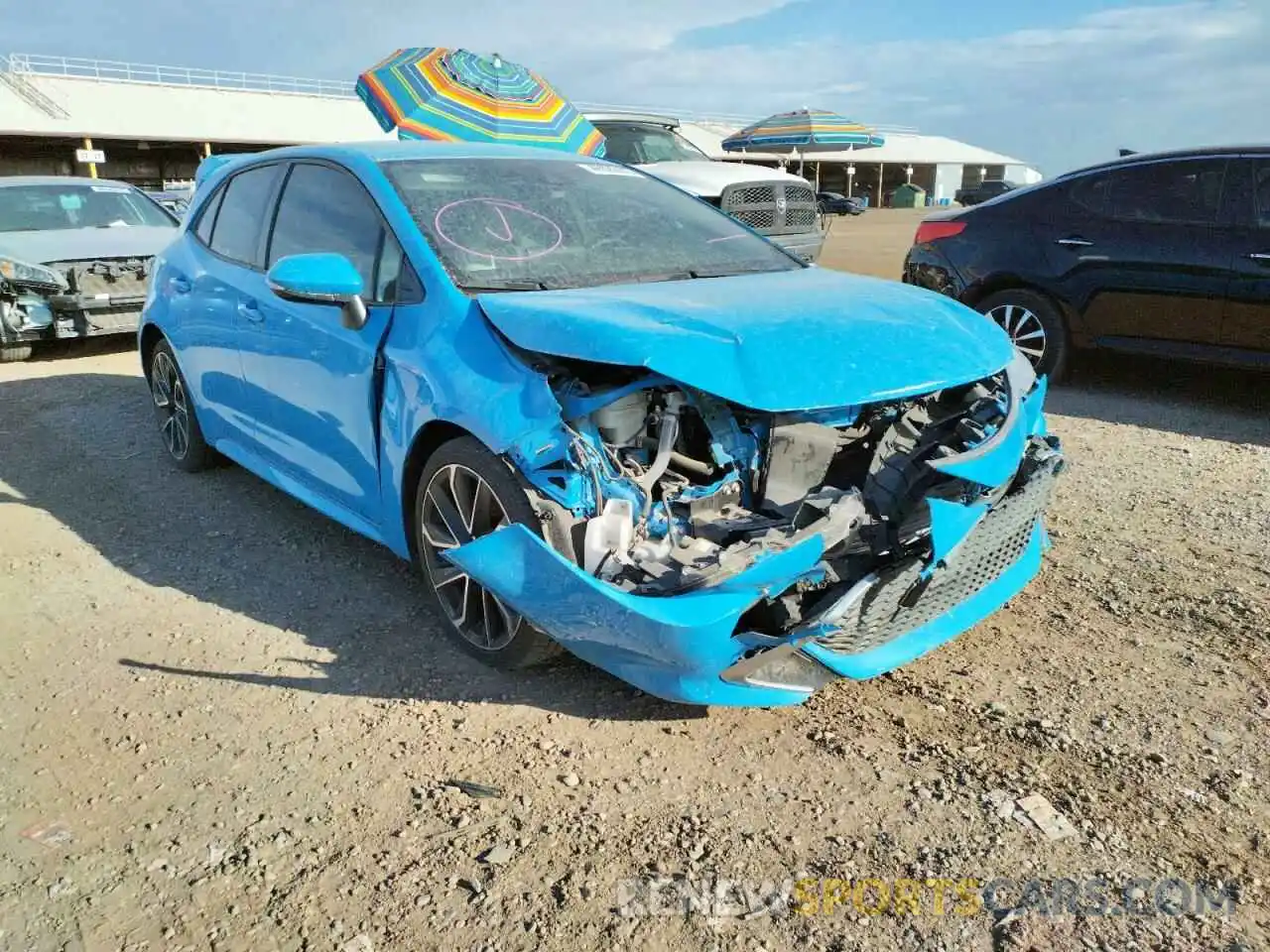 9 Photograph of a damaged car JTNK4RBE1K3045679 TOYOTA COROLLA 2019