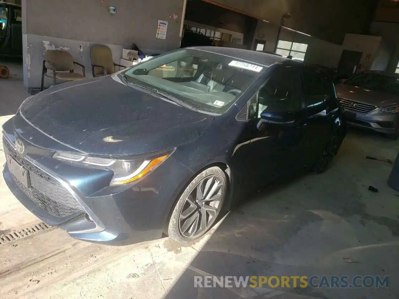 1 Photograph of a damaged car JTNK4RBE1K3045889 TOYOTA COROLLA 2019