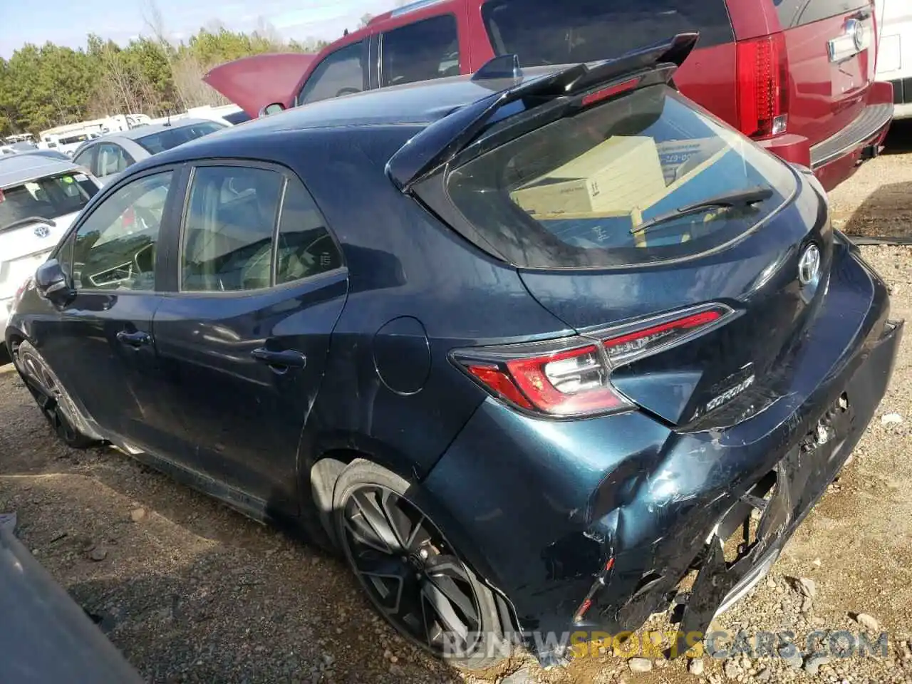 2 Photograph of a damaged car JTNK4RBE1K3045889 TOYOTA COROLLA 2019