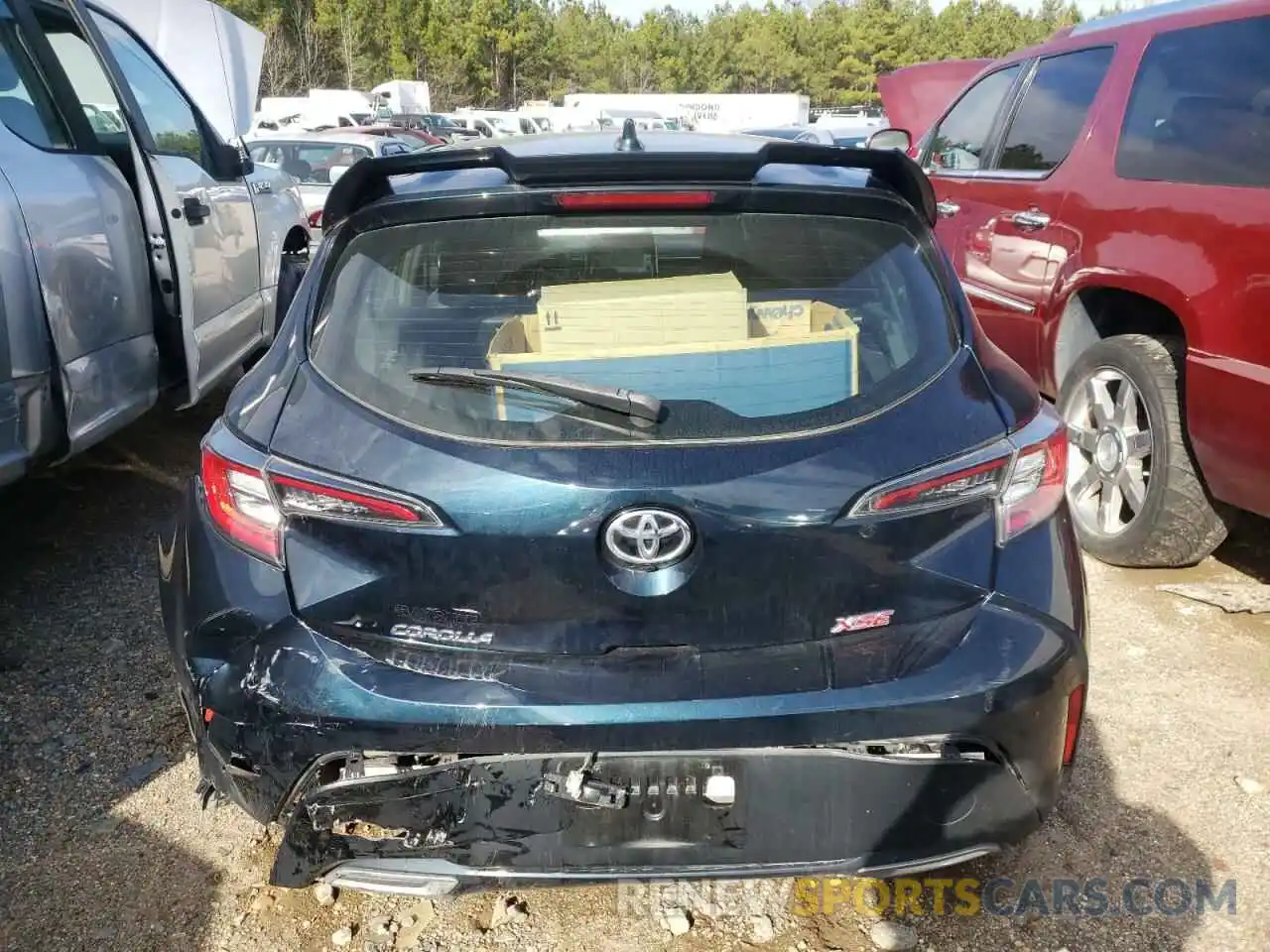 6 Photograph of a damaged car JTNK4RBE1K3045889 TOYOTA COROLLA 2019