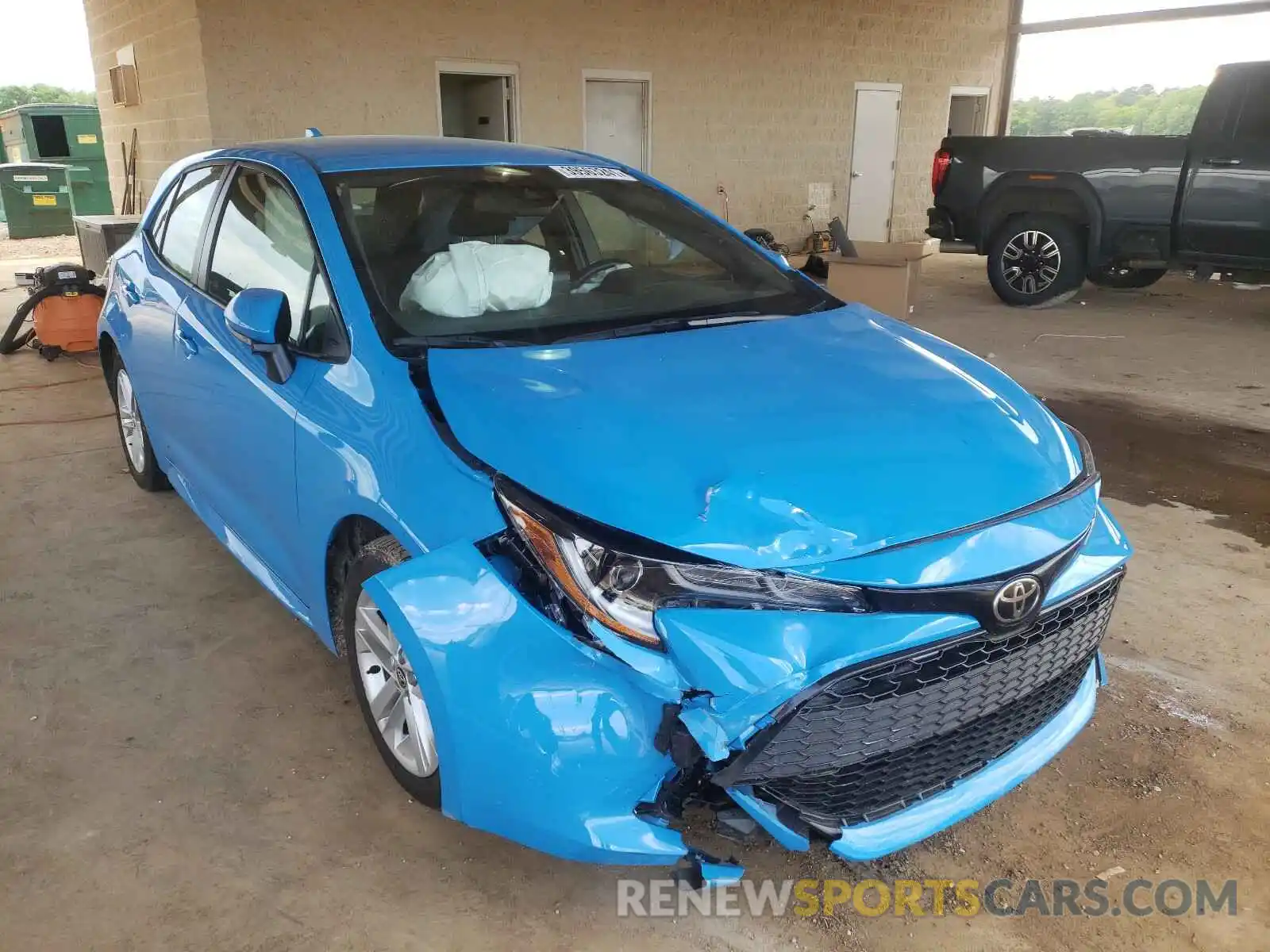 1 Photograph of a damaged car JTNK4RBE1K3047691 TOYOTA COROLLA 2019