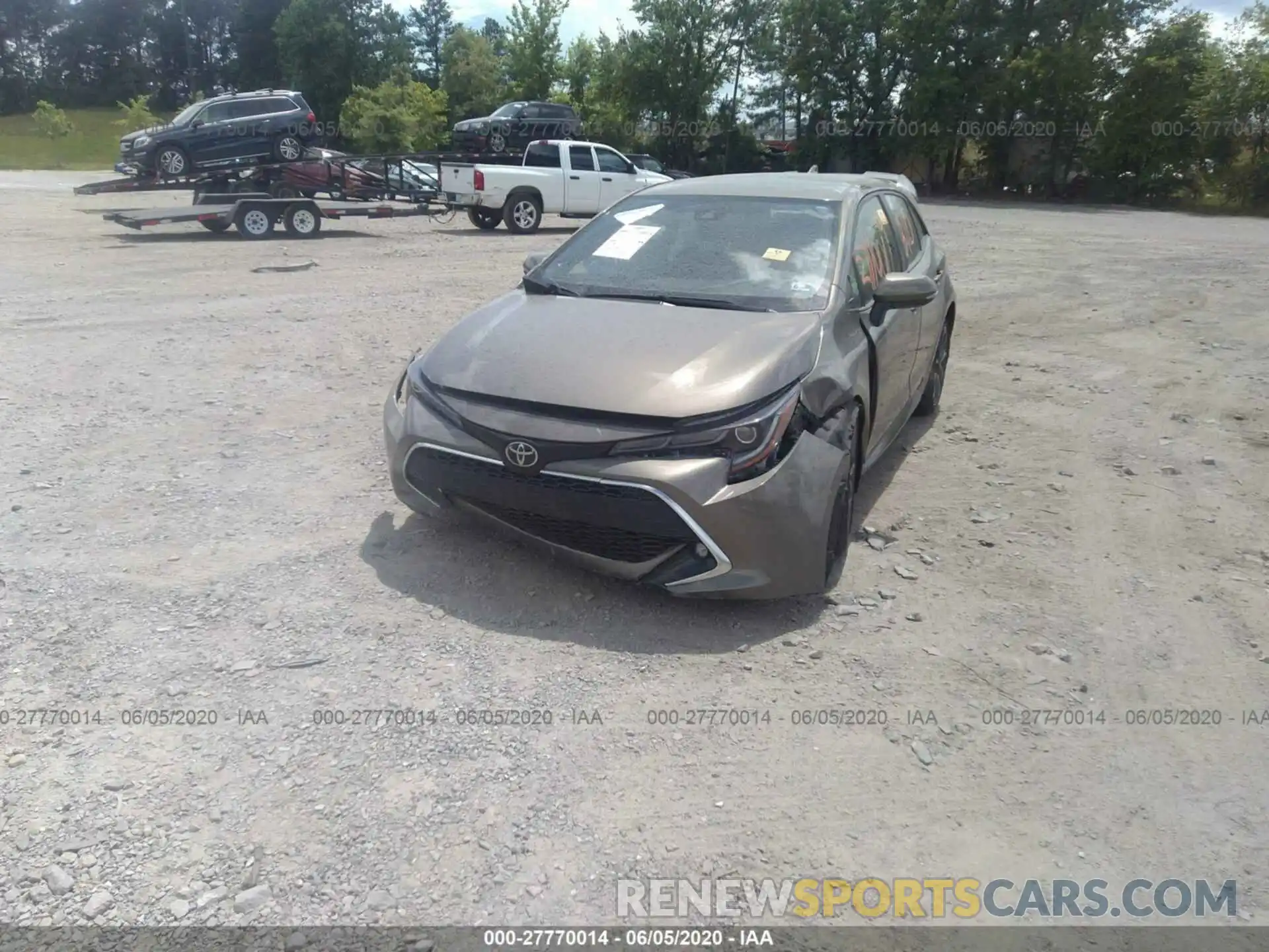 2 Photograph of a damaged car JTNK4RBE1K3048808 TOYOTA COROLLA 2019