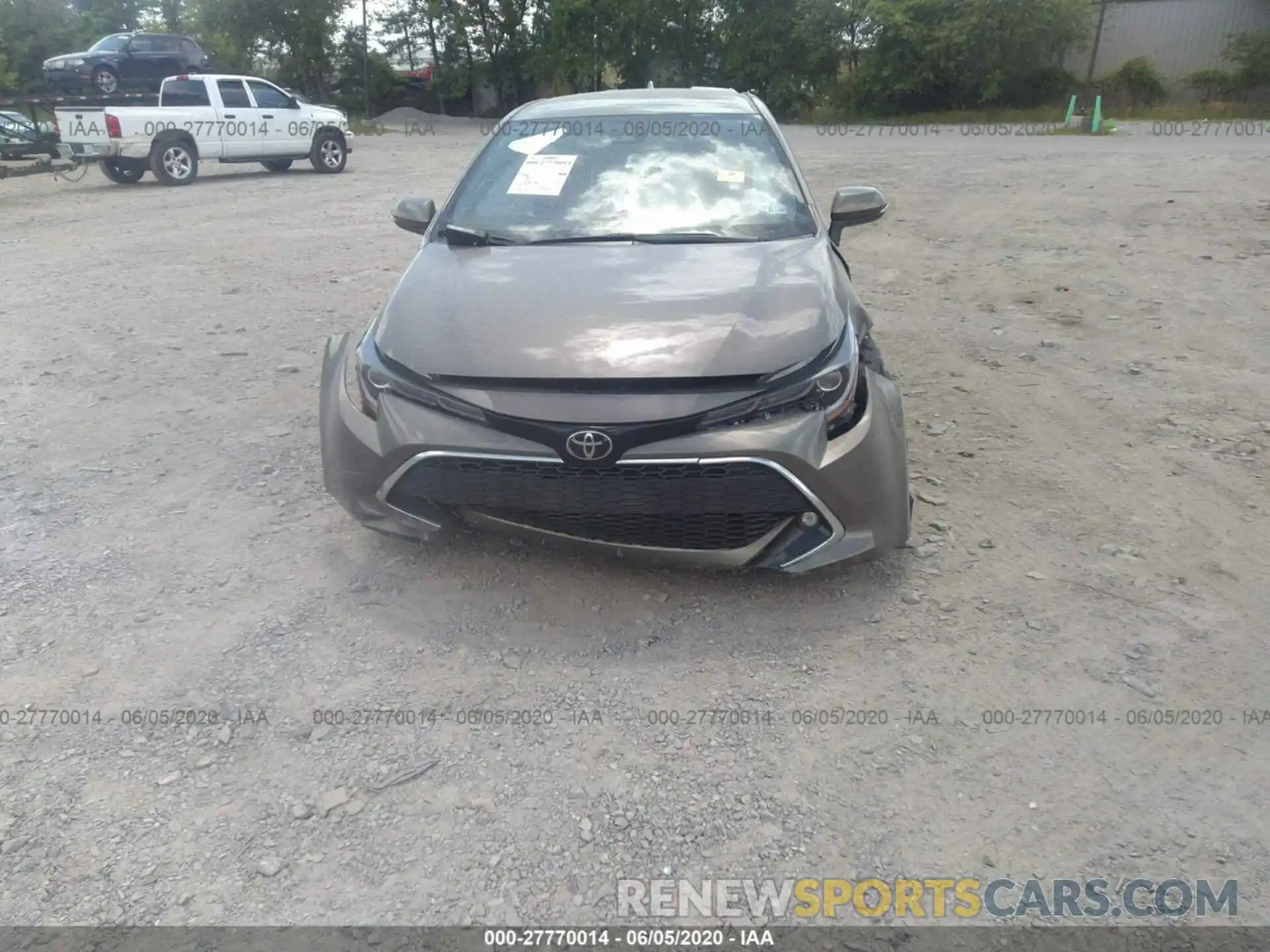 6 Photograph of a damaged car JTNK4RBE1K3048808 TOYOTA COROLLA 2019