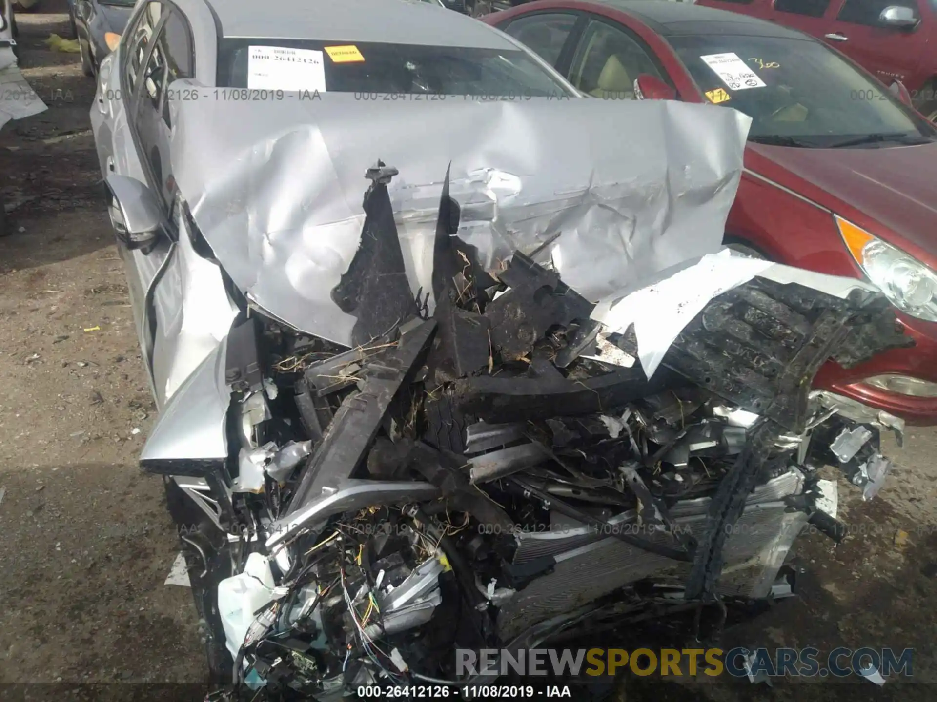 6 Photograph of a damaged car JTNK4RBE1K3051787 TOYOTA COROLLA 2019