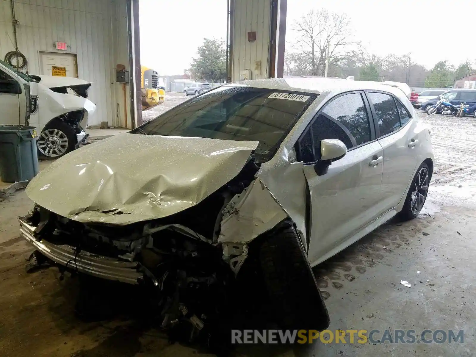 2 Photograph of a damaged car JTNK4RBE1K3053278 TOYOTA COROLLA 2019