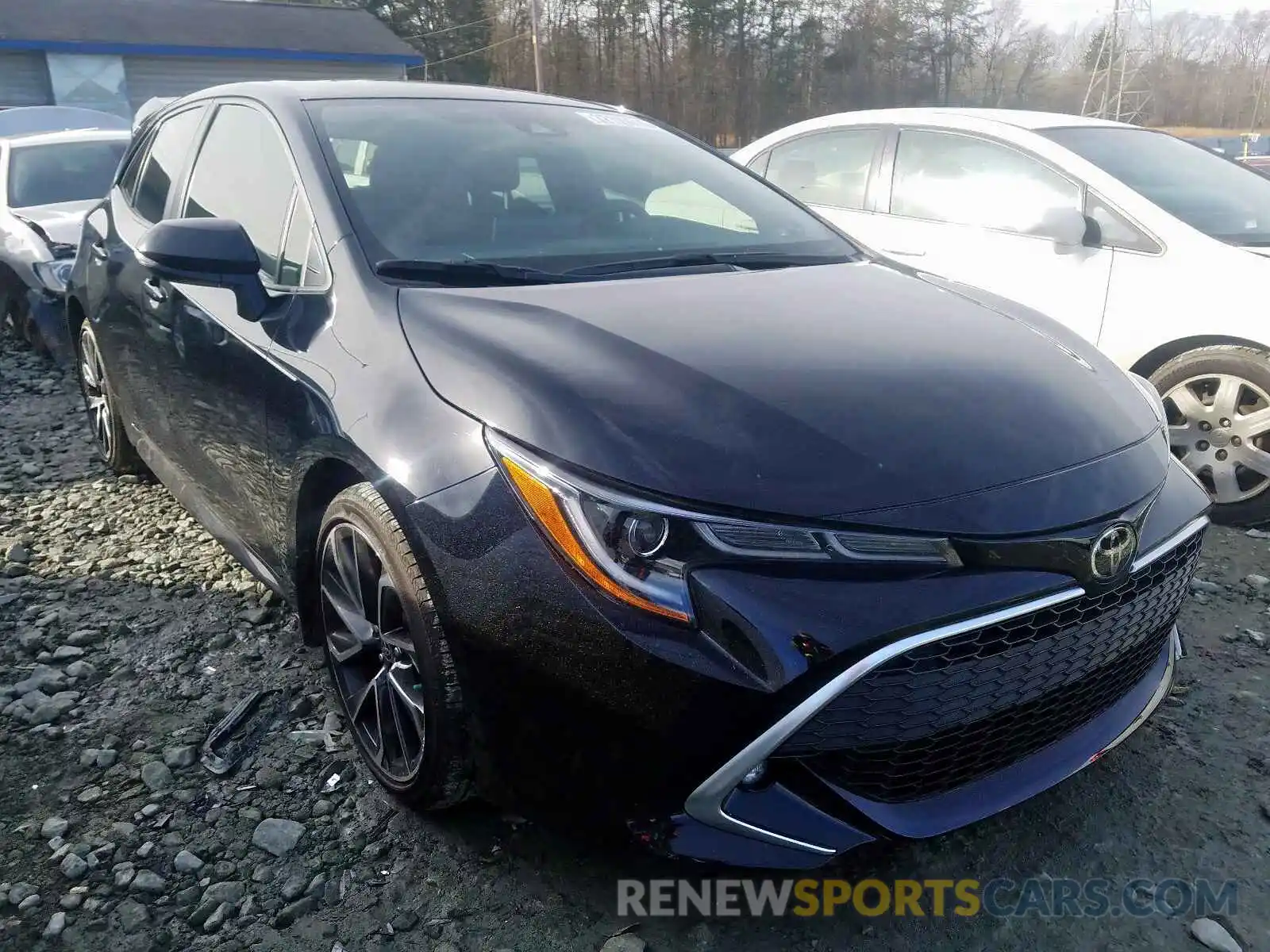 1 Photograph of a damaged car JTNK4RBE1K3055516 TOYOTA COROLLA 2019