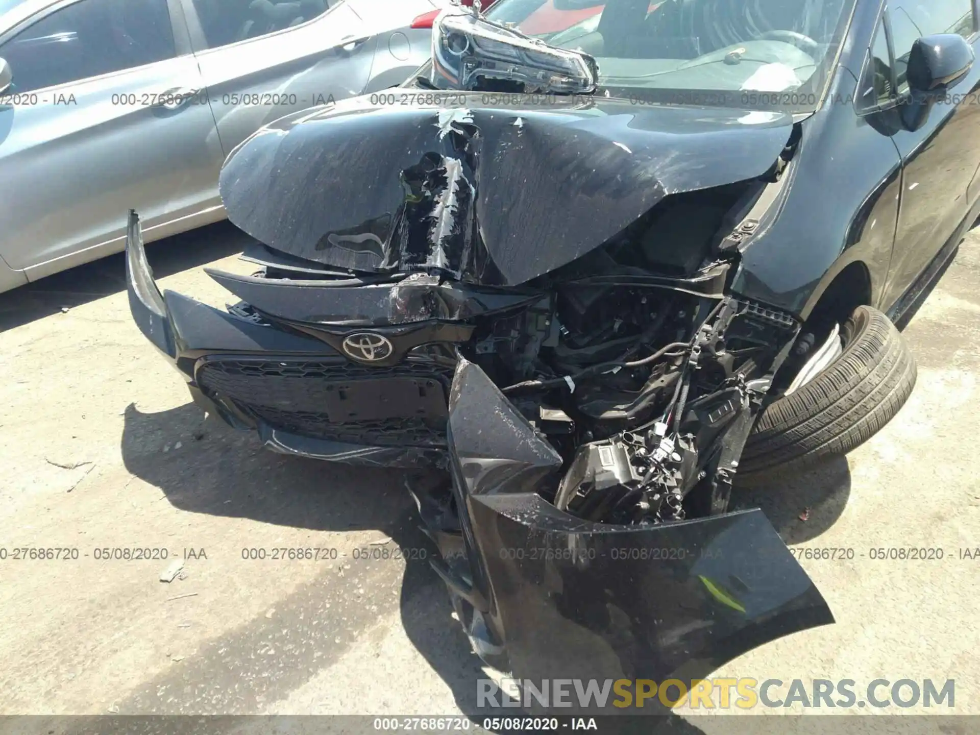 6 Фотография поврежденного автомобиля JTNK4RBE1K3057119 TOYOTA COROLLA 2019