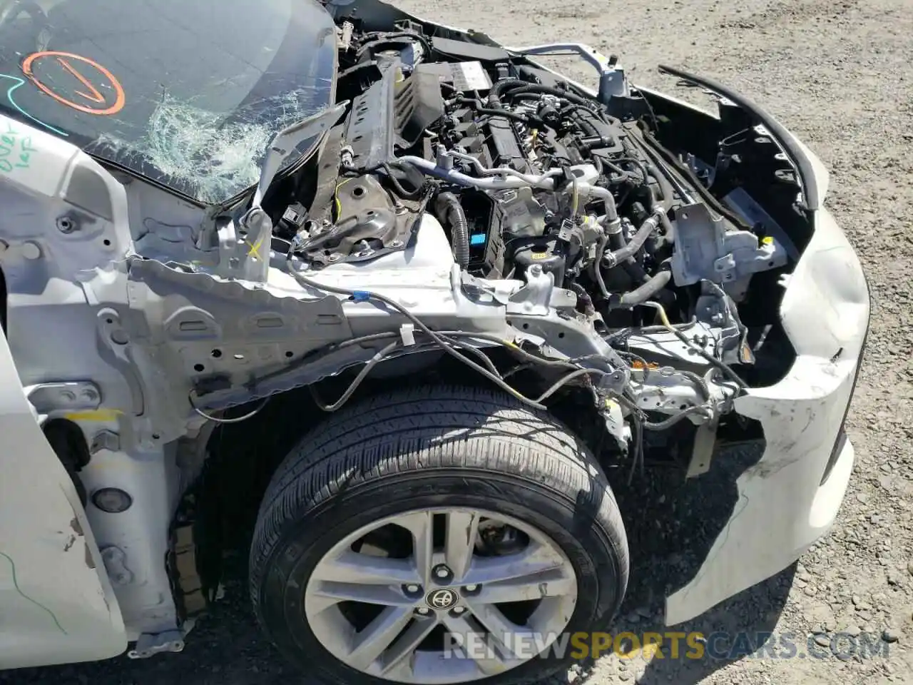 9 Photograph of a damaged car JTNK4RBE1K3057752 TOYOTA COROLLA 2019