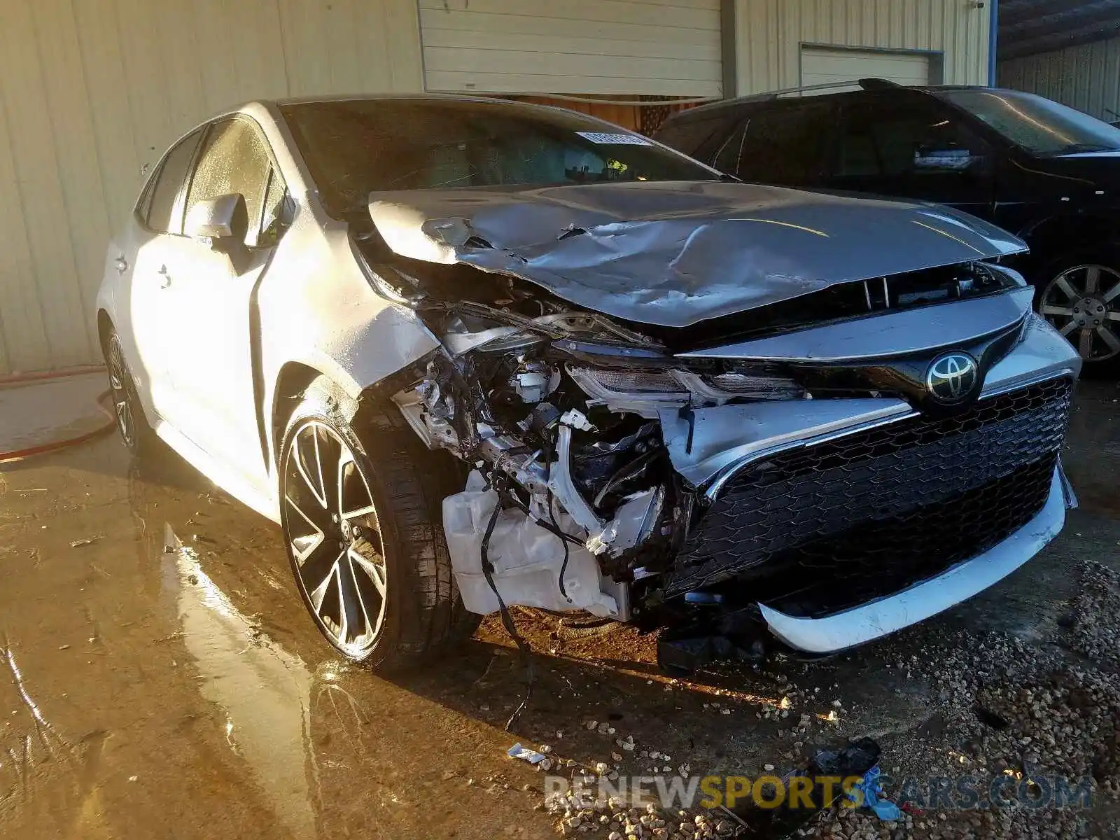 1 Photograph of a damaged car JTNK4RBE1K3059503 TOYOTA COROLLA 2019