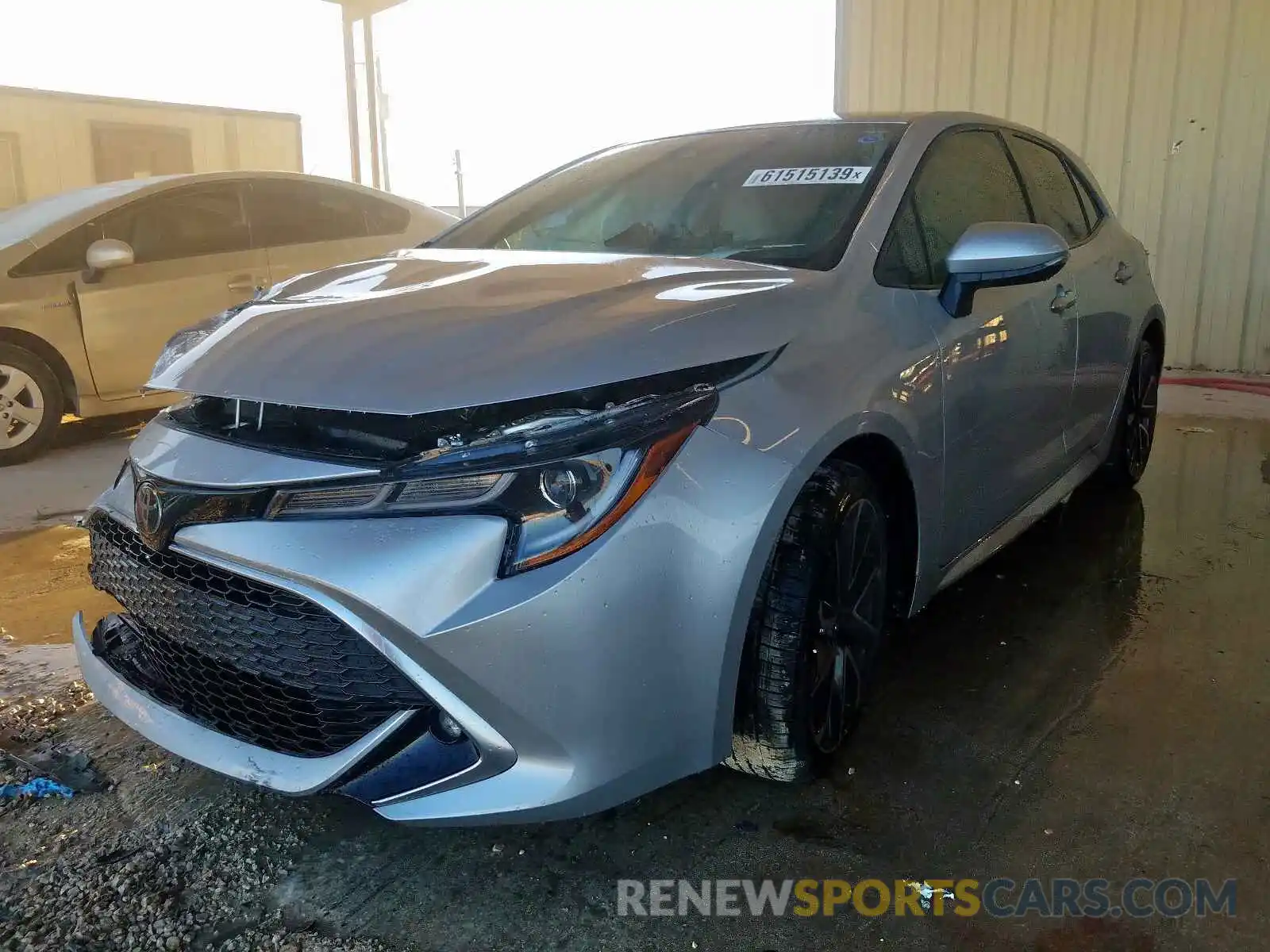 2 Photograph of a damaged car JTNK4RBE1K3059503 TOYOTA COROLLA 2019