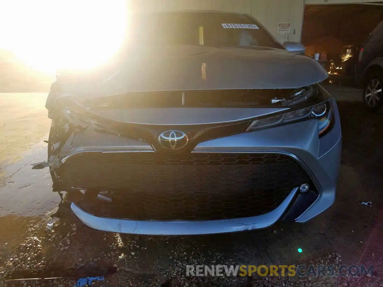 9 Photograph of a damaged car JTNK4RBE1K3059503 TOYOTA COROLLA 2019