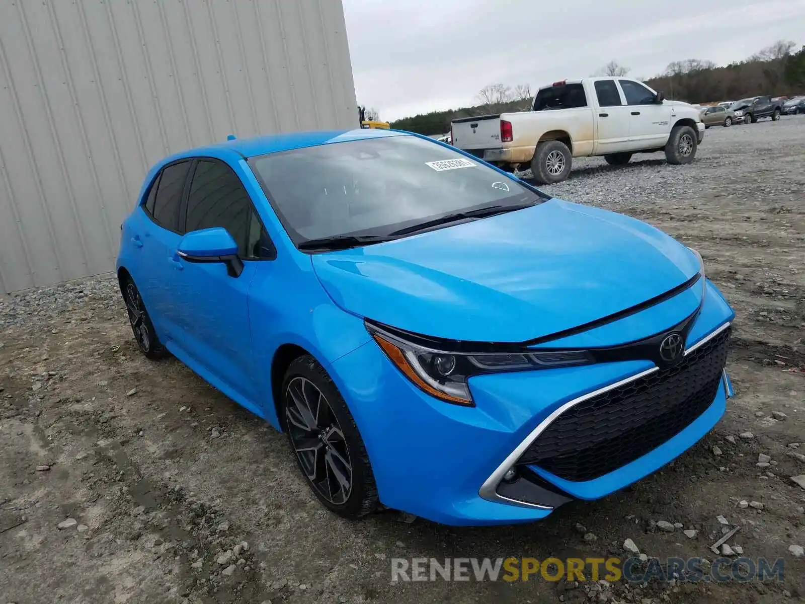 1 Photograph of a damaged car JTNK4RBE1K3062952 TOYOTA COROLLA 2019