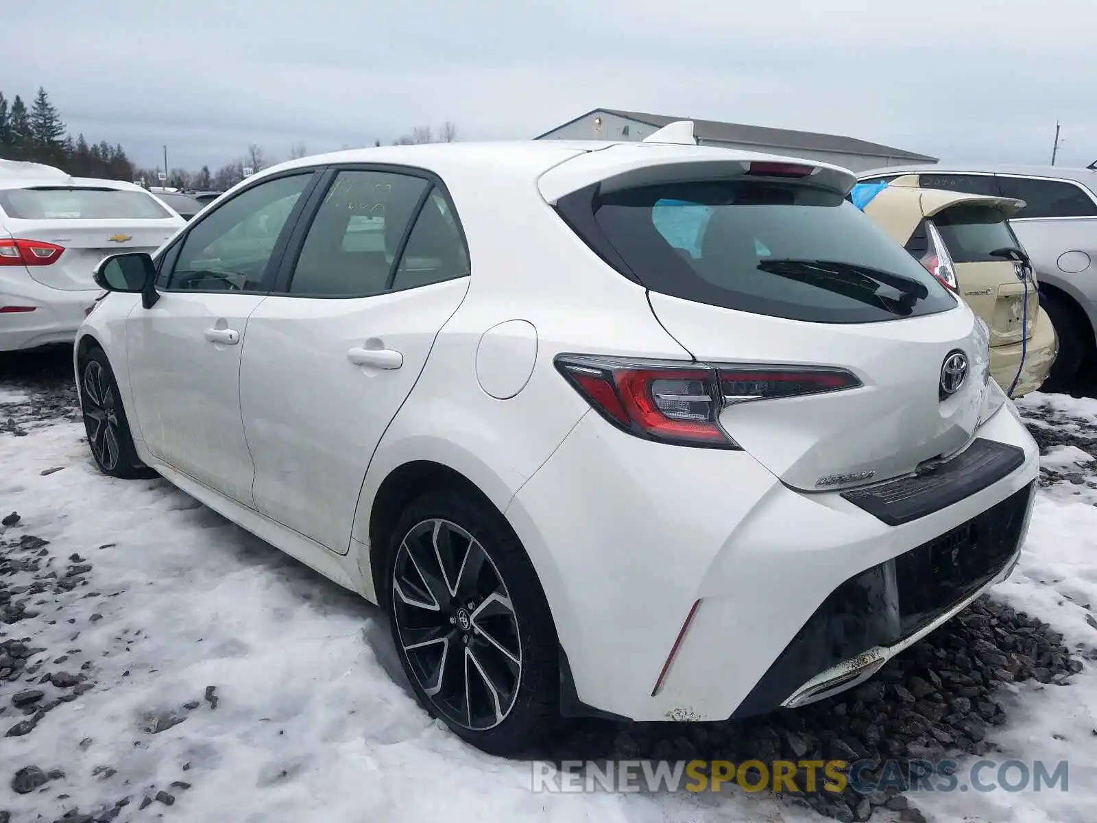 3 Photograph of a damaged car JTNK4RBE1K3065575 TOYOTA COROLLA 2019